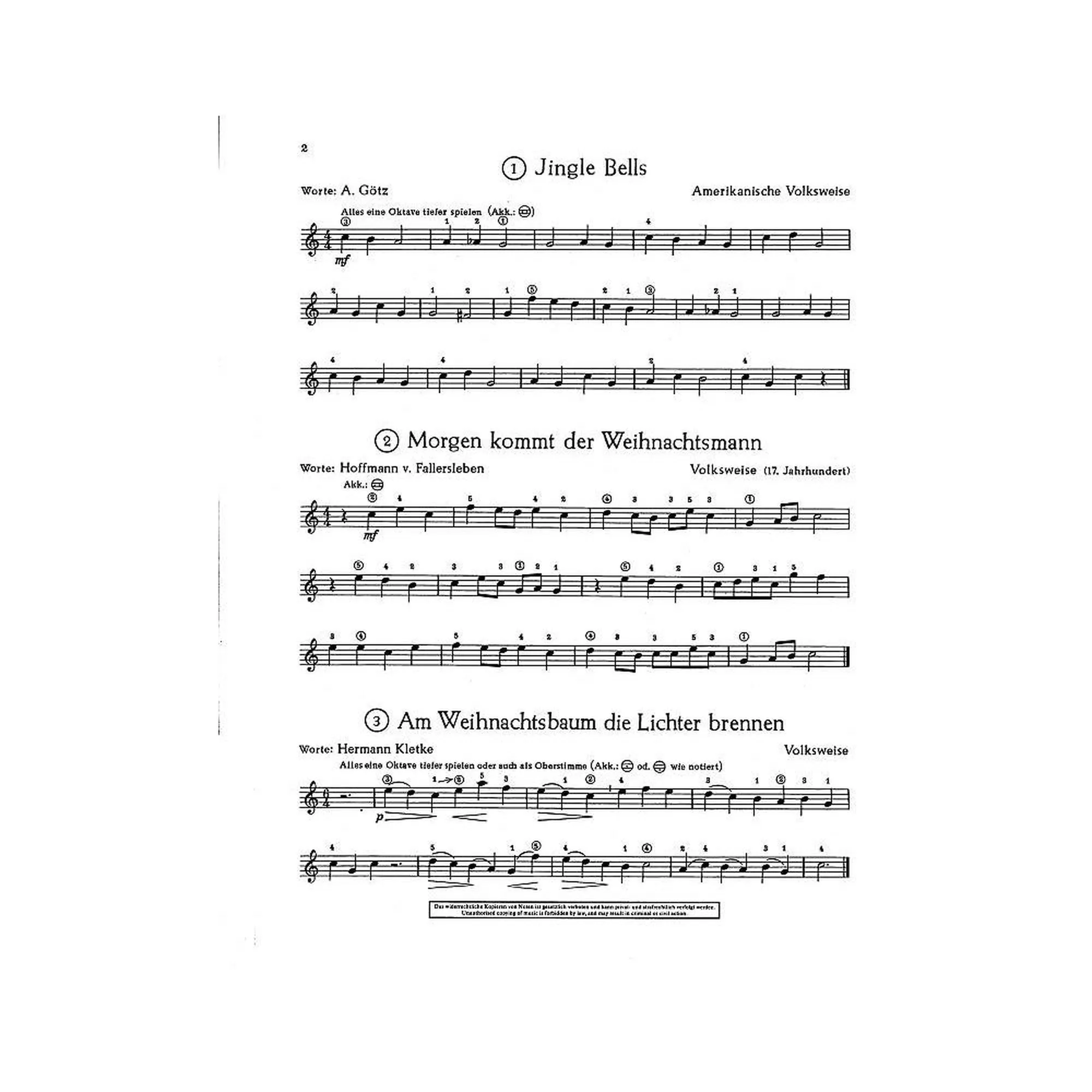 Lieder zur Weihnachtszeit