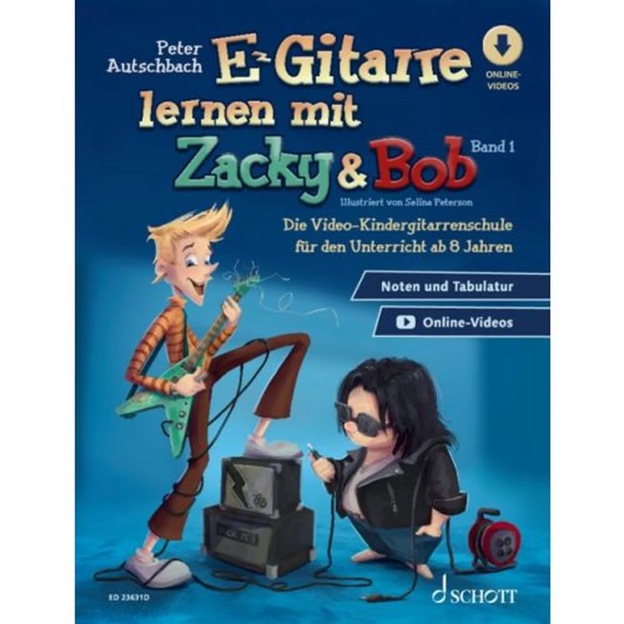 E-Gitarre lernen mit Zacky & Bob Band 1