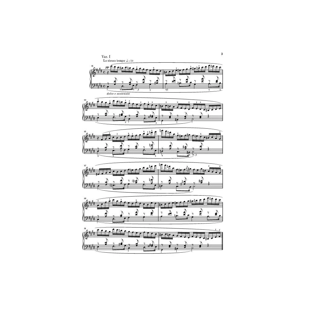 Thème et Variations op.73