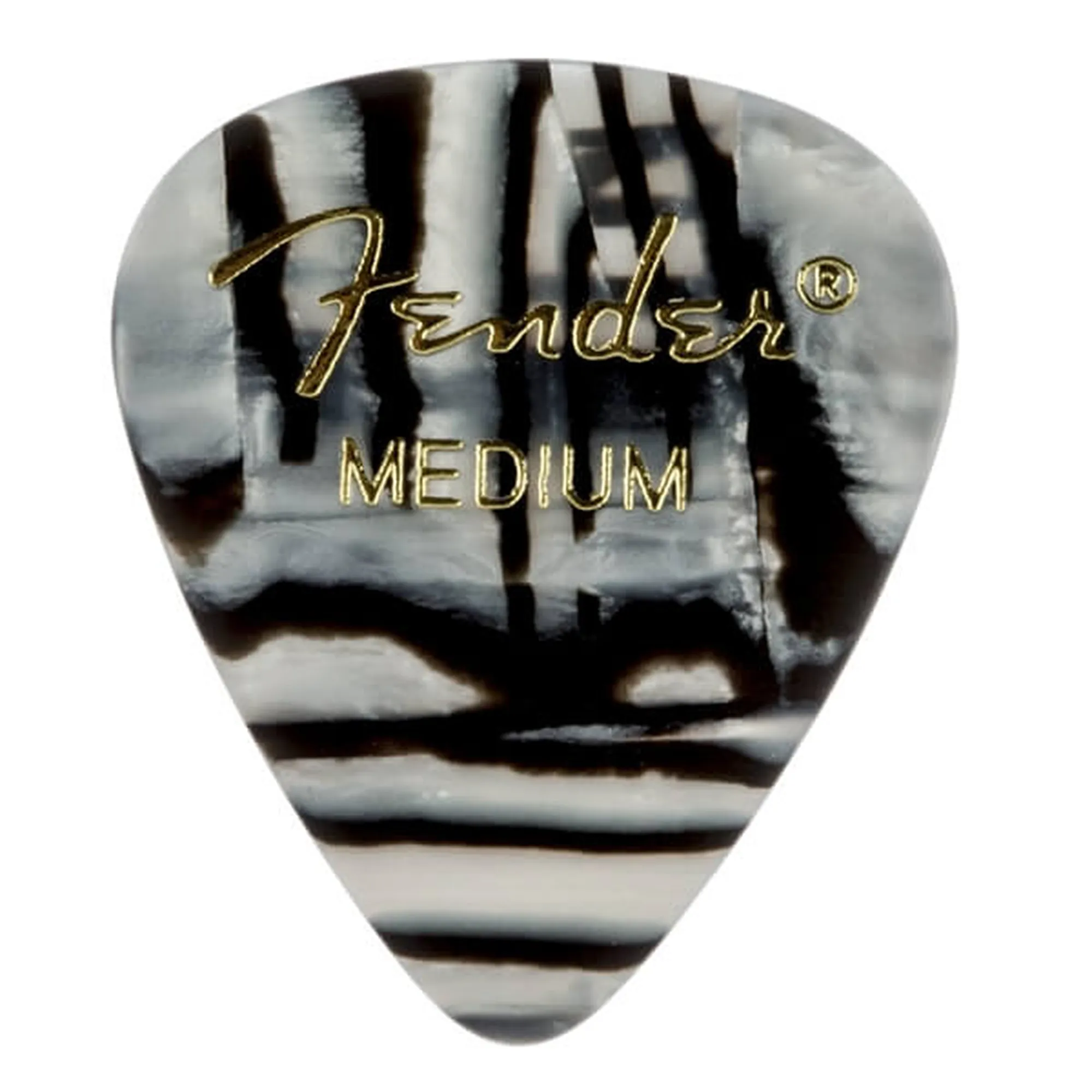 Fender 351 Zebra Celluloid Medium