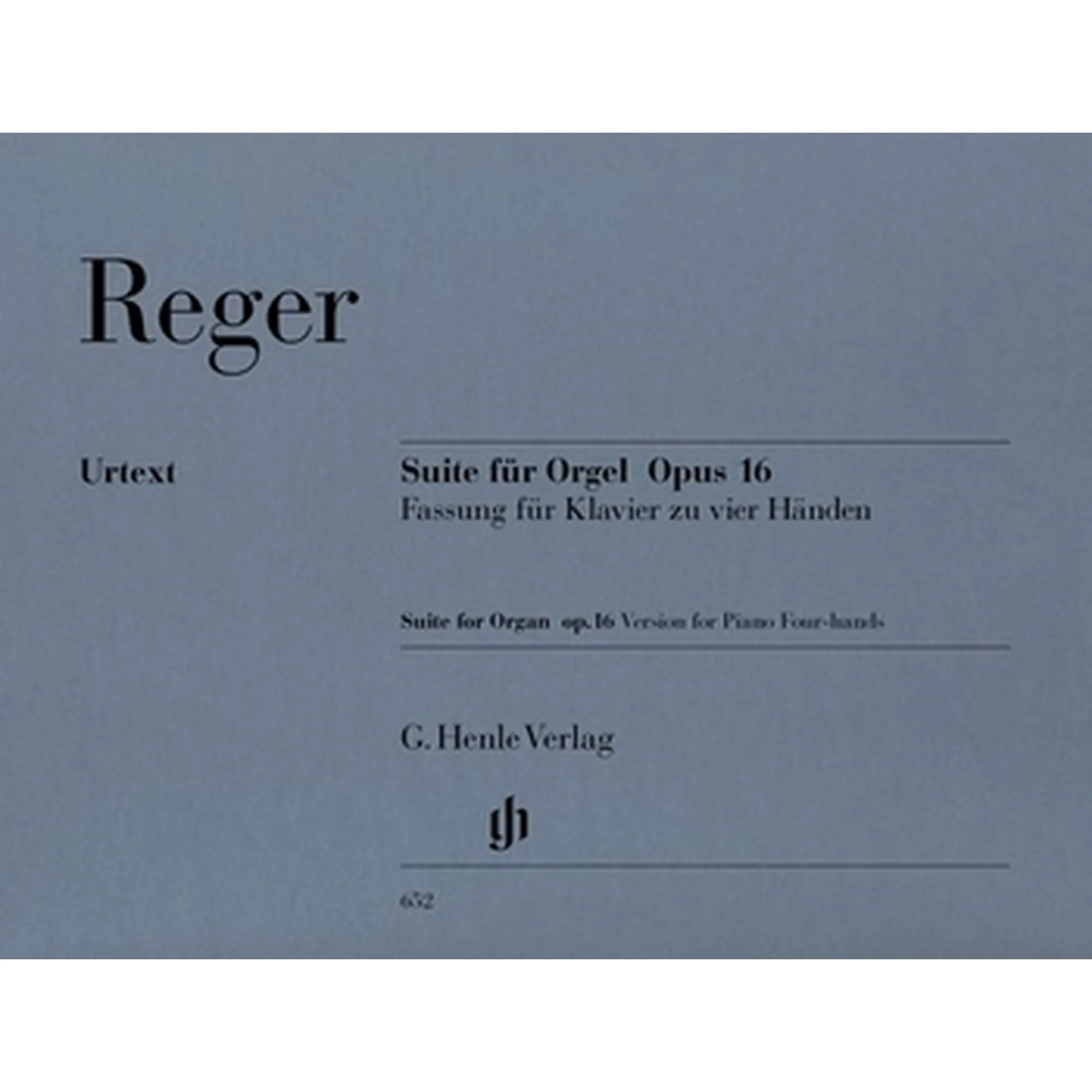 Suite "Den Manen Bachs" e-moll op.16