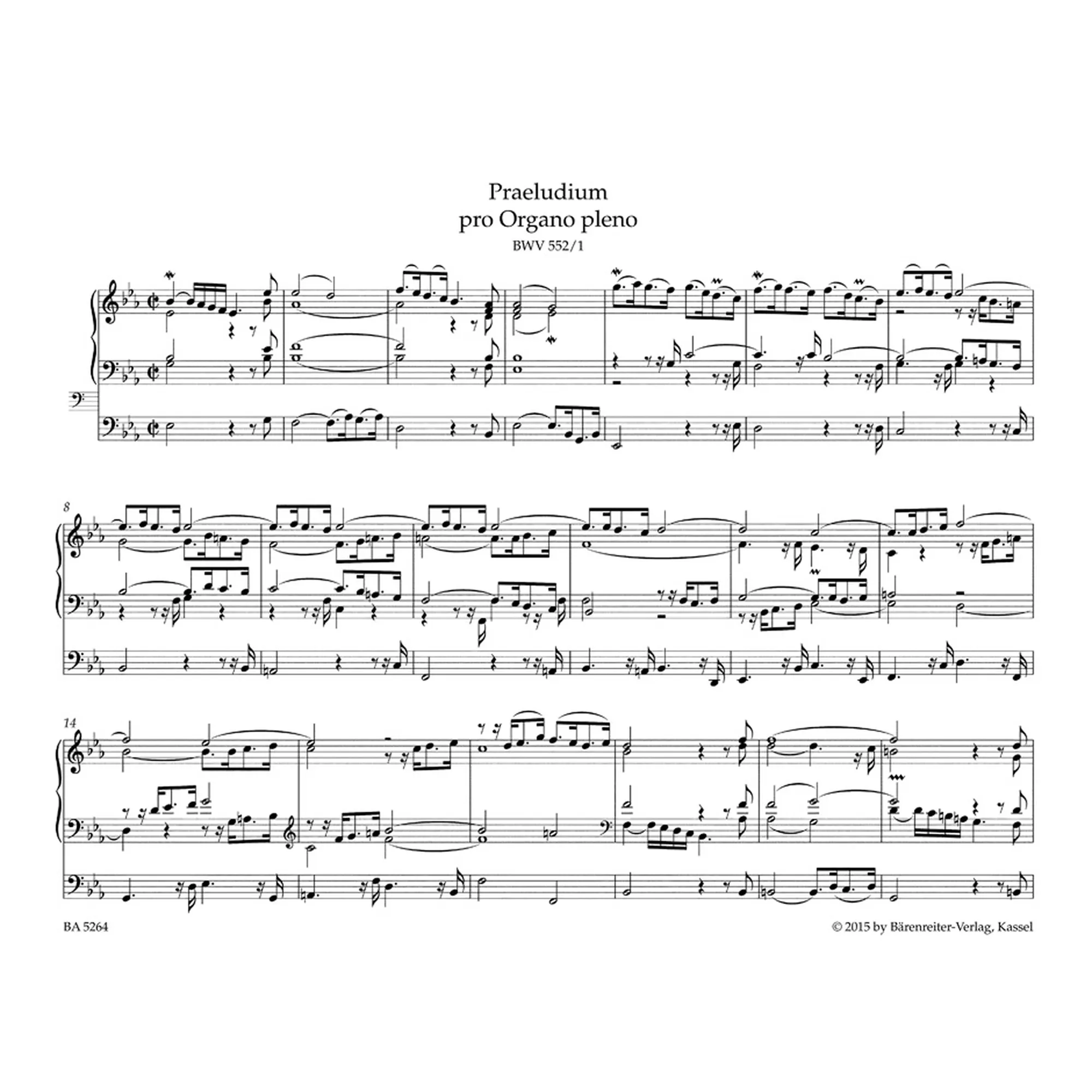 Orgelwerke 4 - Dritter Teil der Klavierübung