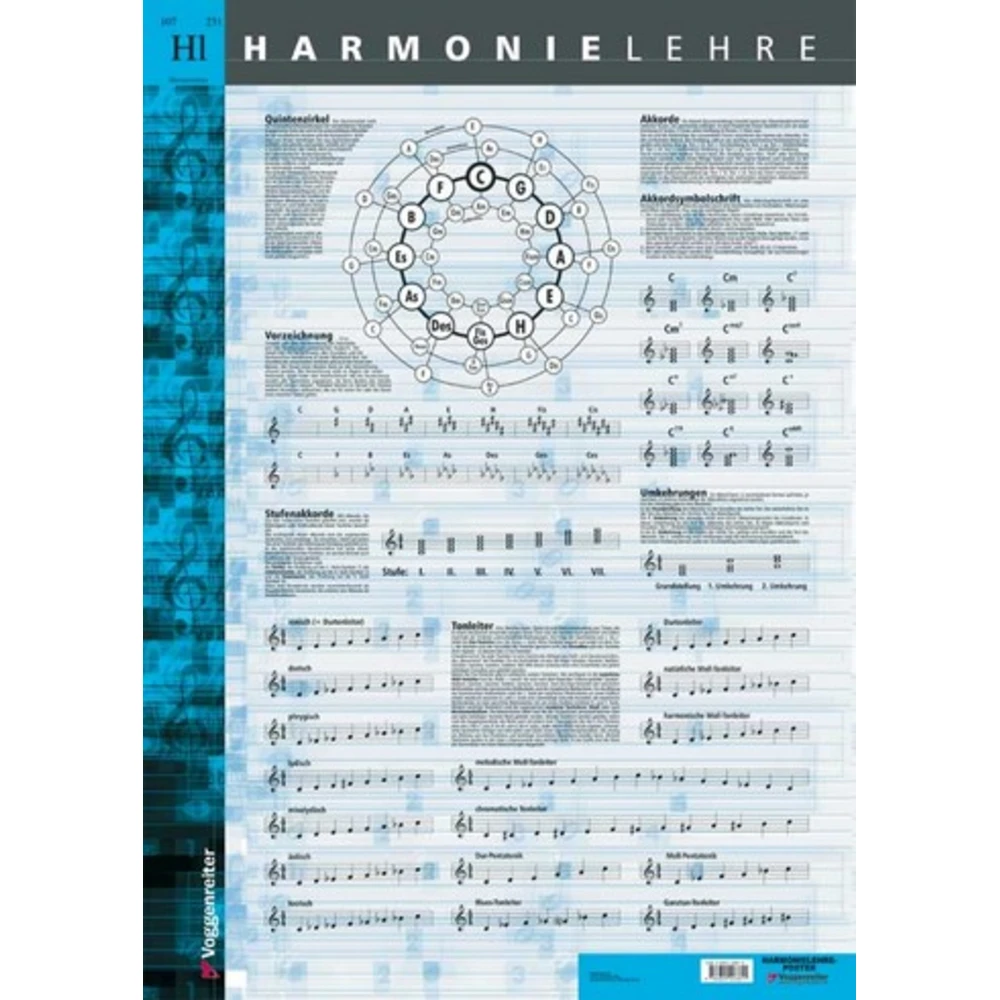 HARMONIELEHRE POSTER