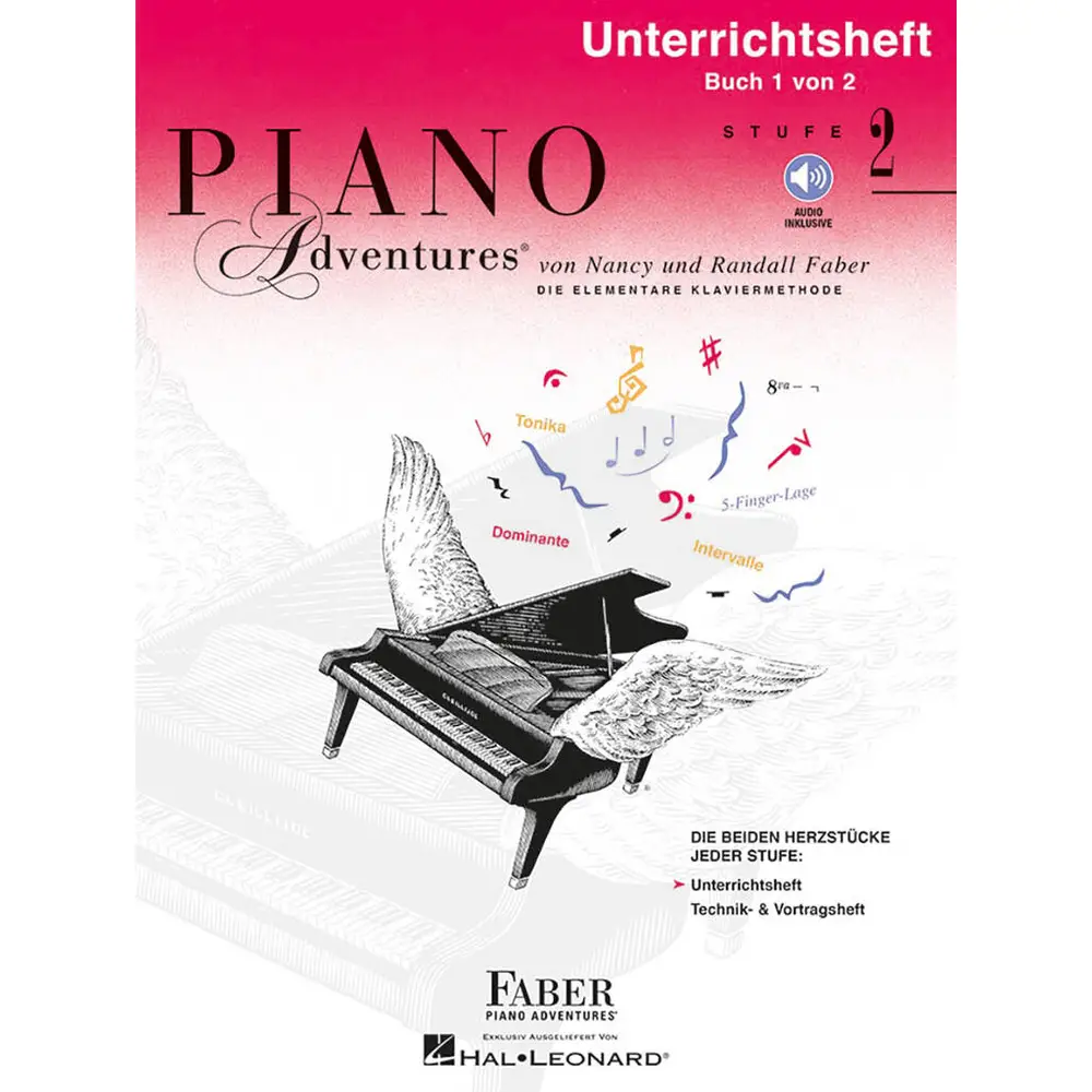 Piano Adventures Stufe 2 - Unterrichtsheft