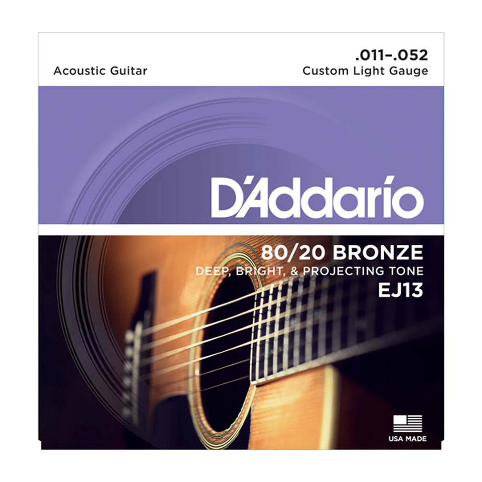 D´Addario EJ13 80/20 Bronze Custom Light