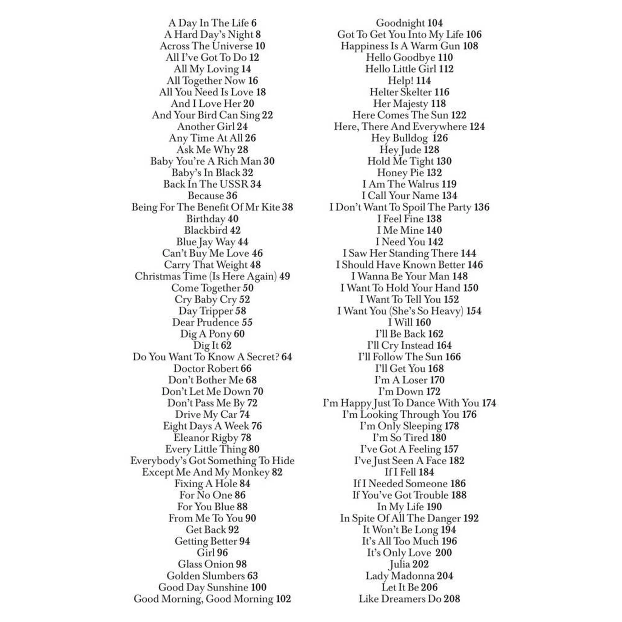 The Beatles complete Chord Songbook