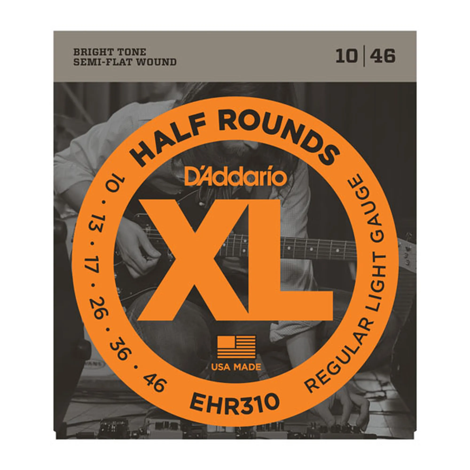 D´Addario EHR310 Half Rounds Regular Light