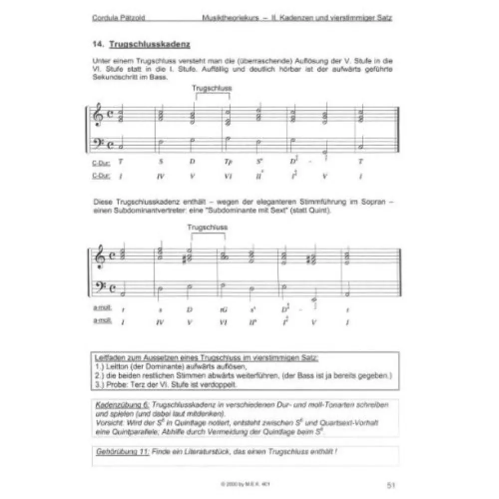 Musiktheorie Kurs
