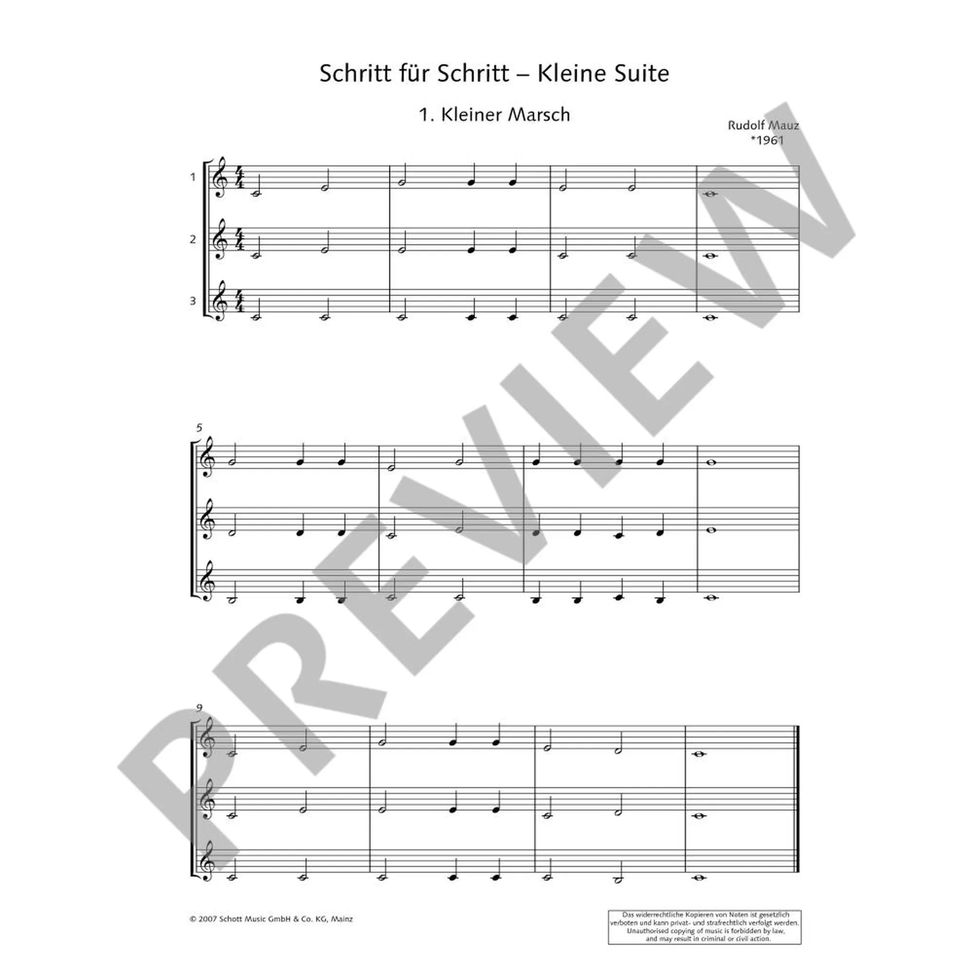 Die fröhliche Klarinette - Trioheft 1