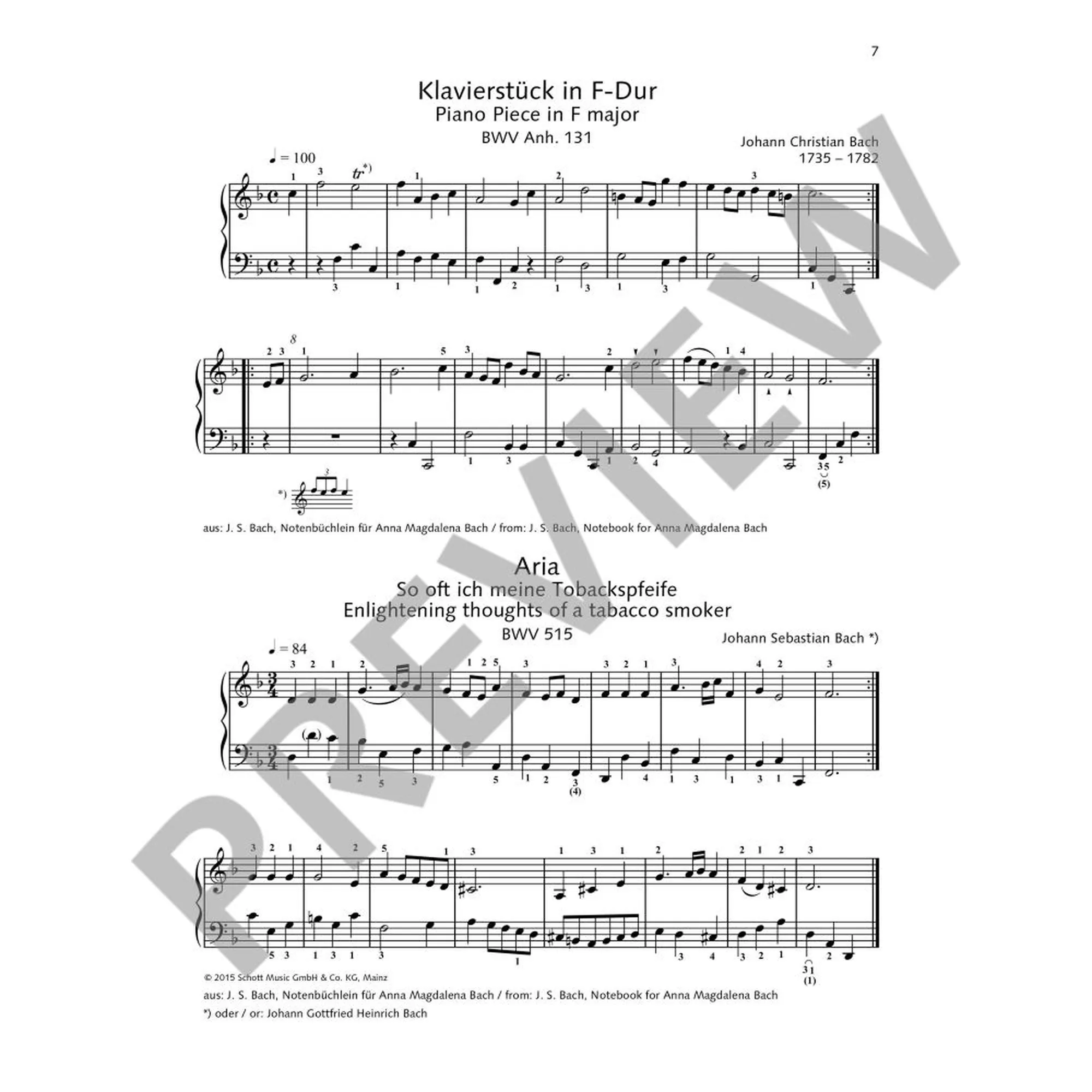 Mein erster Bach - Antiquariat