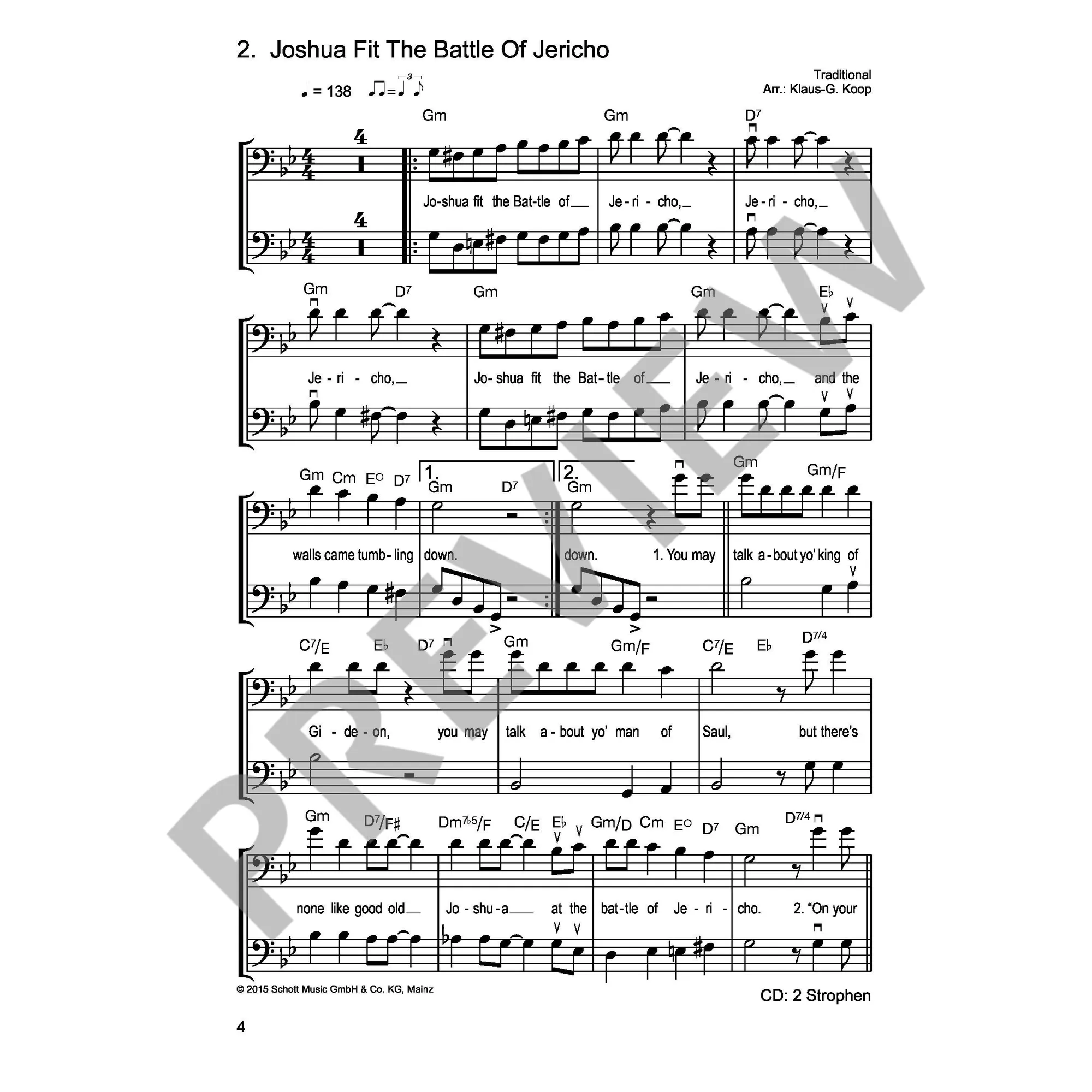 Die schönsten Spirituals und Gospels