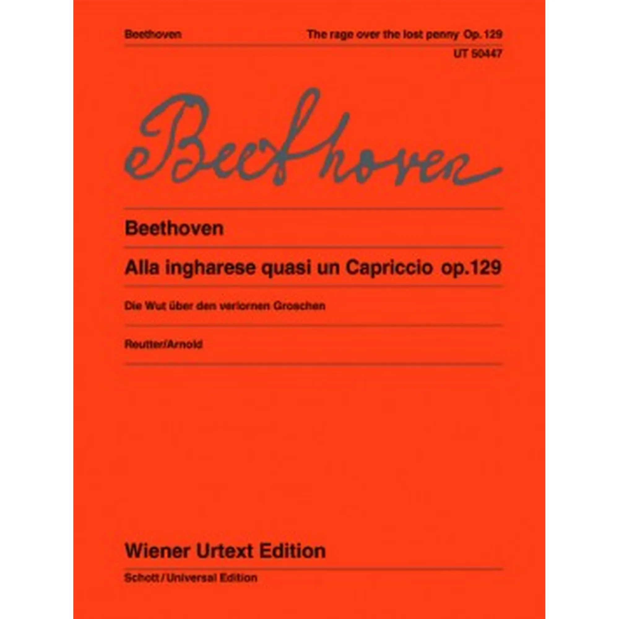 Die Wut über den verlorenen Groschen op.129