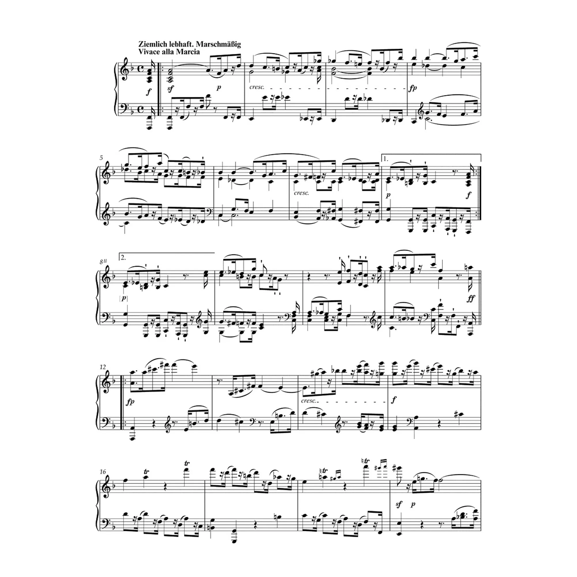 Sonate in A op. 101