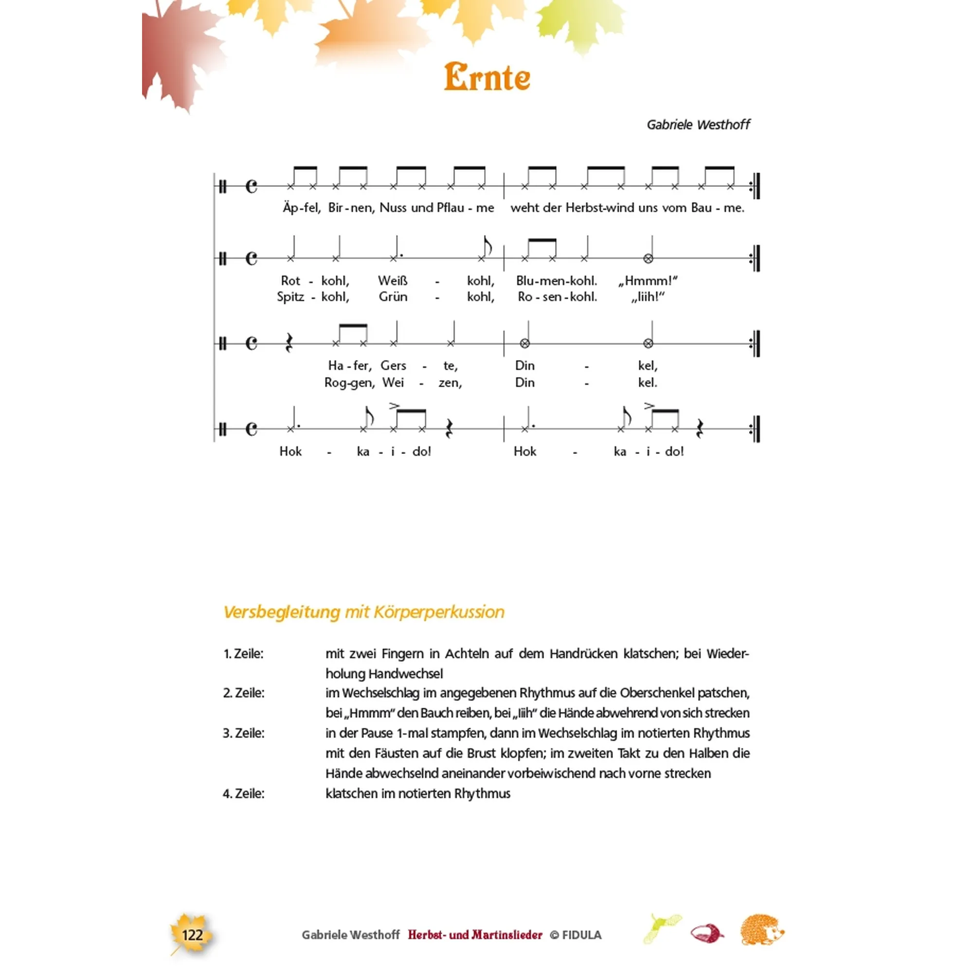 Herbst- und Martinslieder