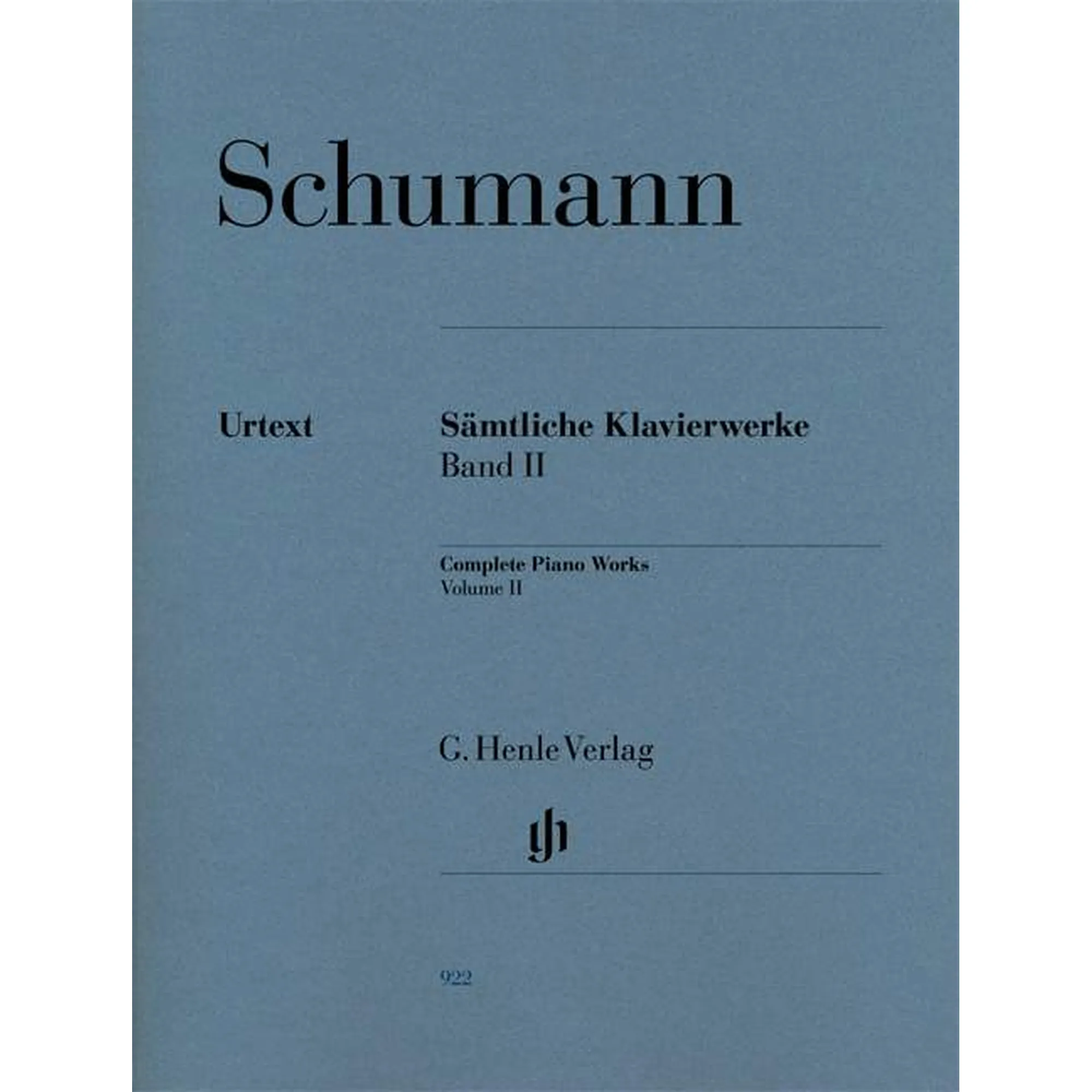 Schumann, Sämtliche Klavierwerke 2