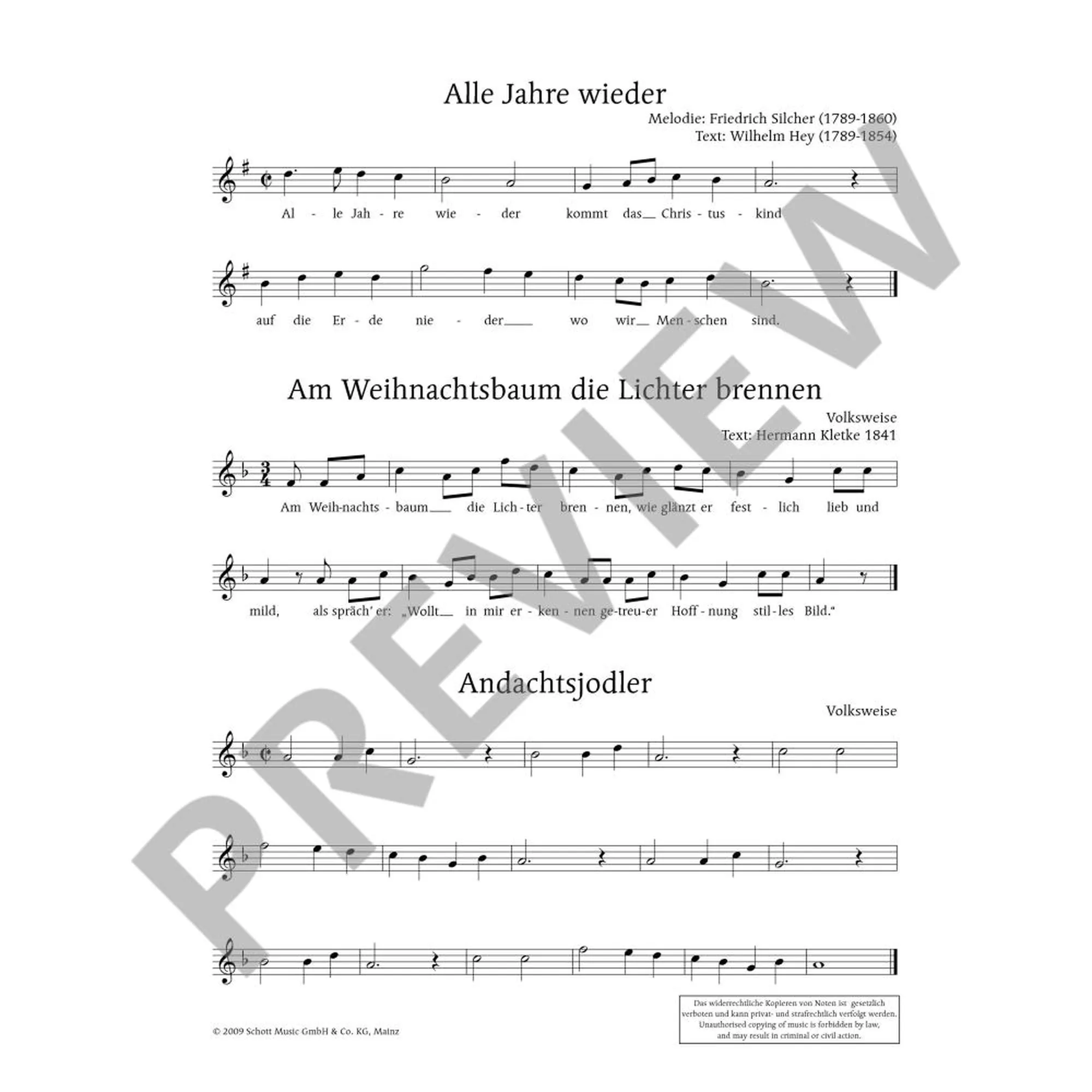 Alle Jahre wieder