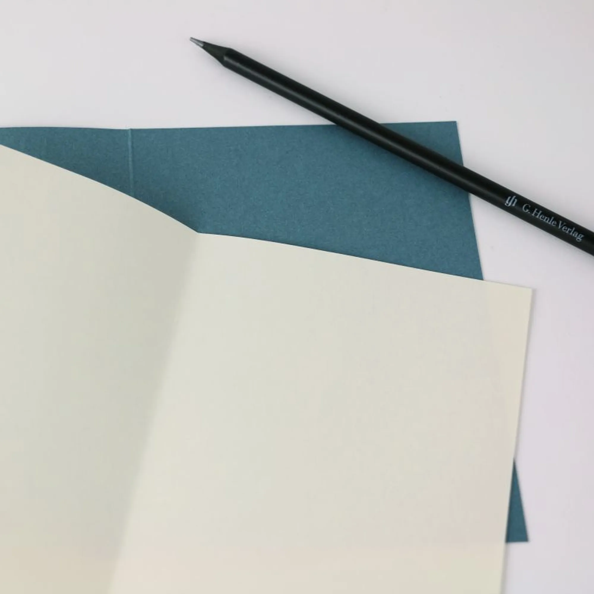 Grußkarte mit Einlegeblatt und Umschlag - Vortragsbezeichnungen