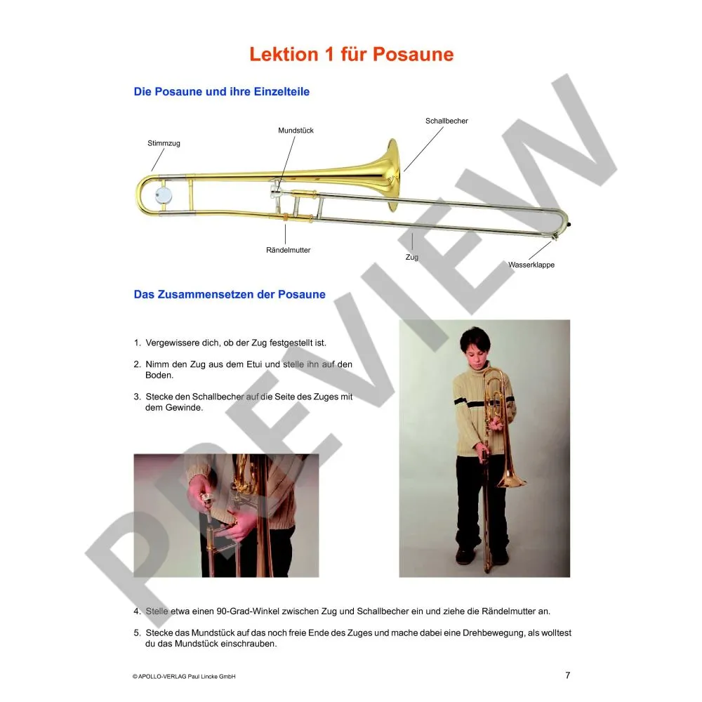 Posaune Bariton Euphonium Band 1