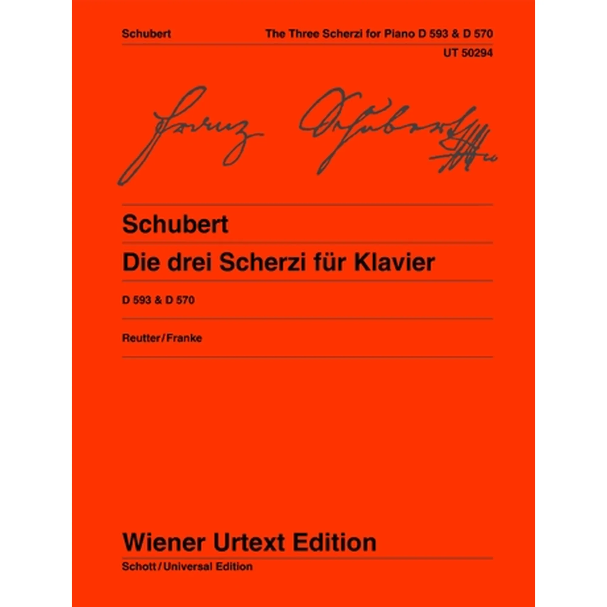 Die drei Scherzi für Klavier