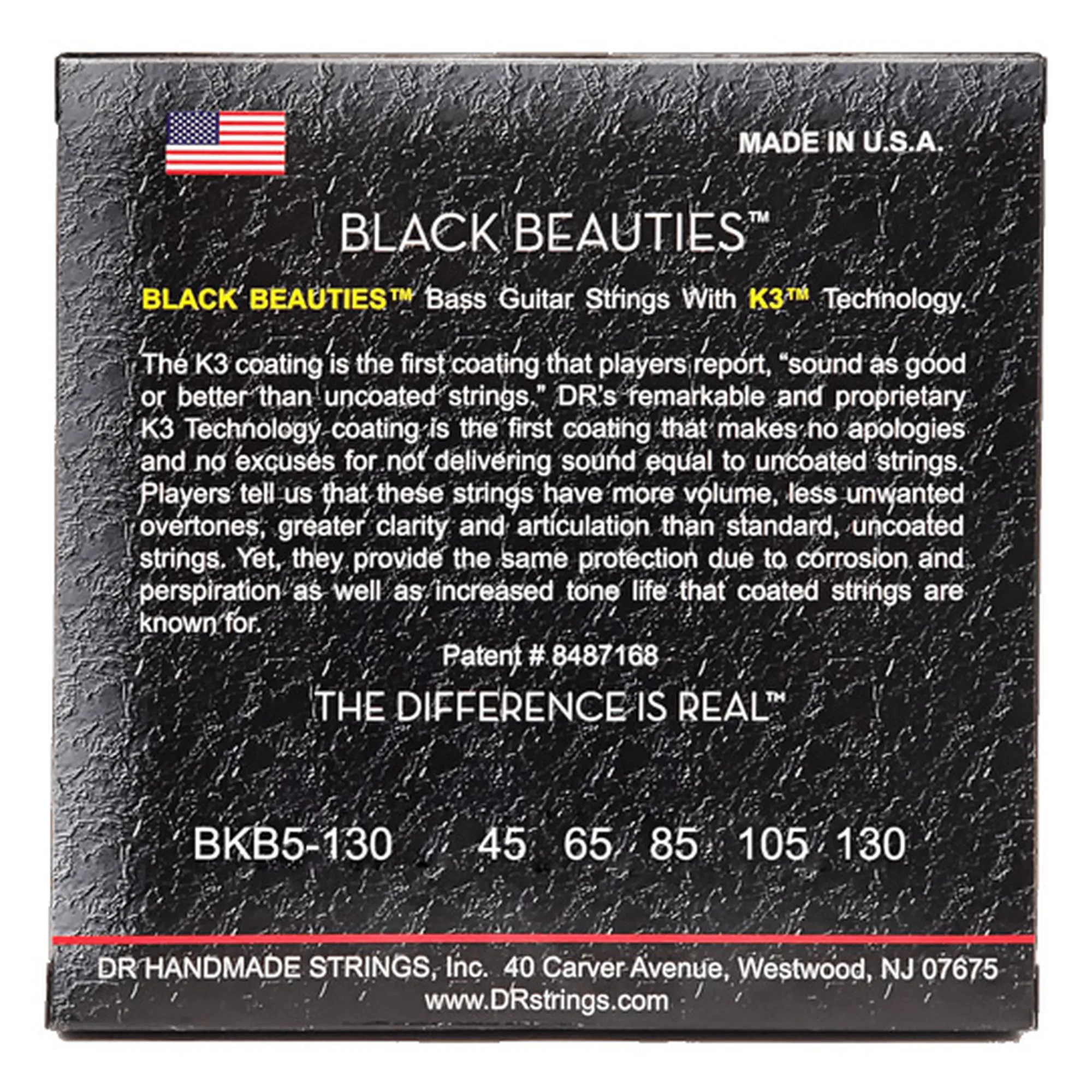 DR Strings BKB-45 Black Beauties