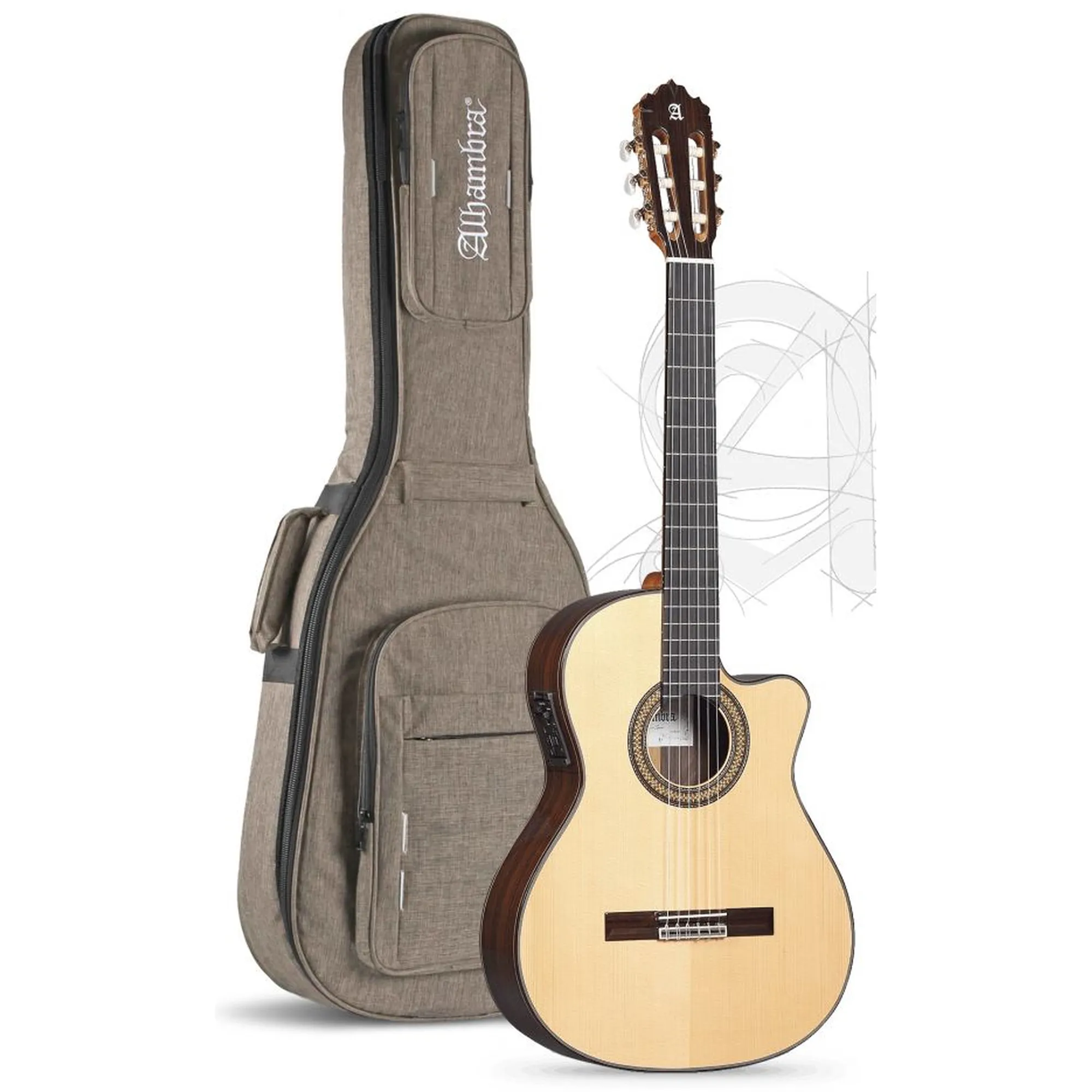 Alhambra 7PA CW E8 mit Gigbag