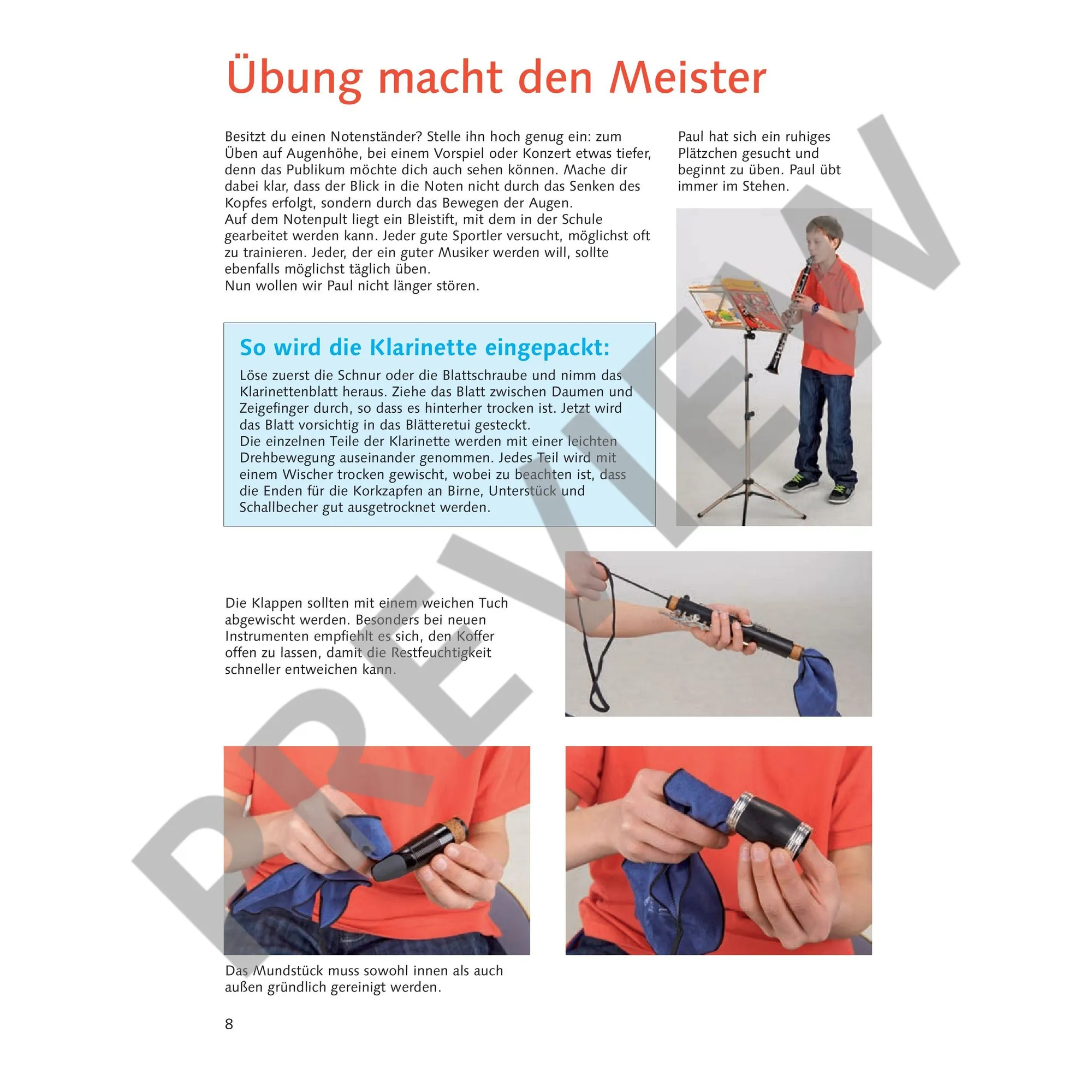 Die fröhliche Klarinette 1