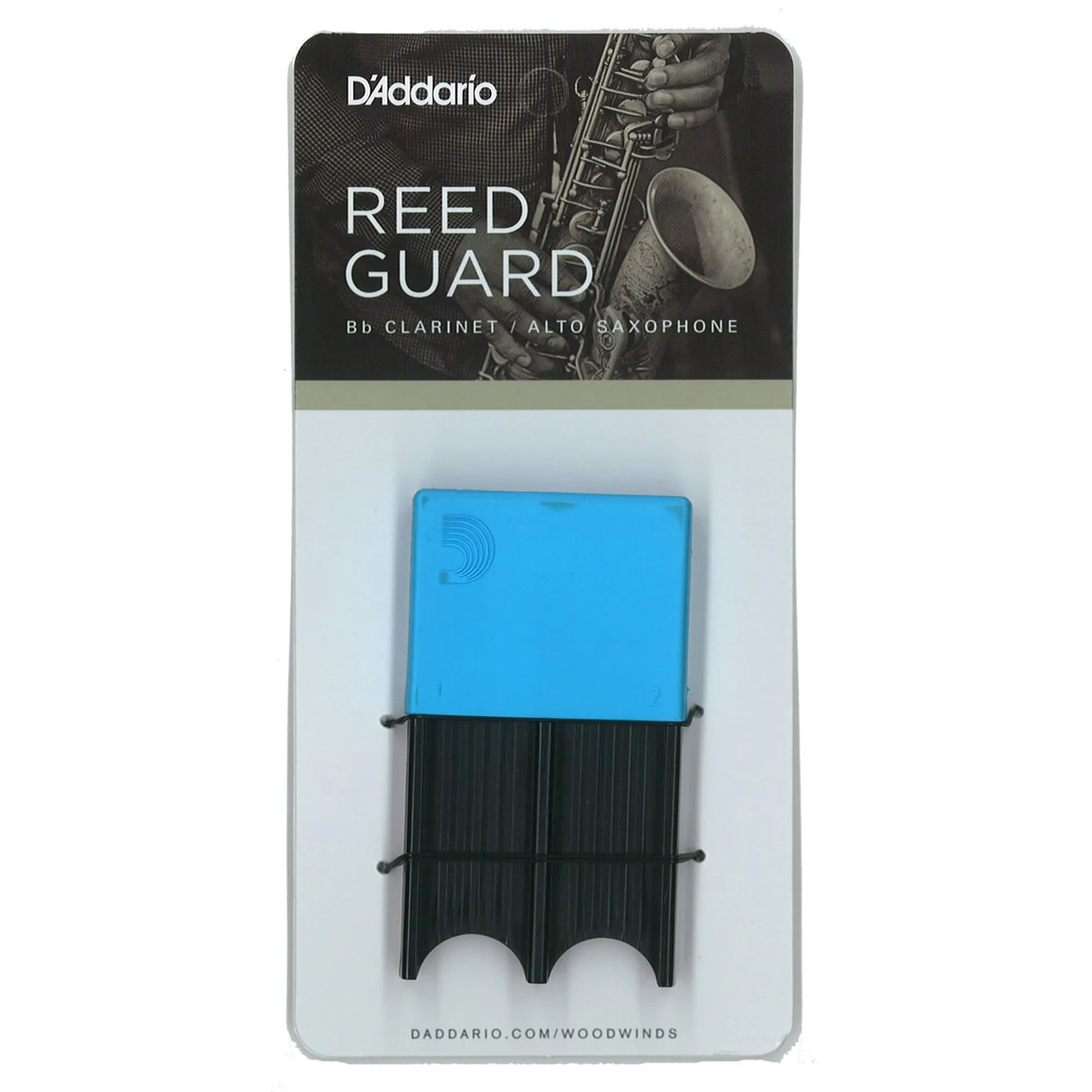 D'Addario Woodwinds Reedguard IV Klar./Alt-Sax blau