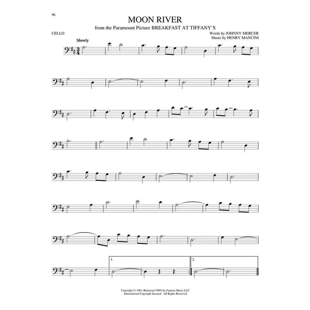 The big book of cello songs