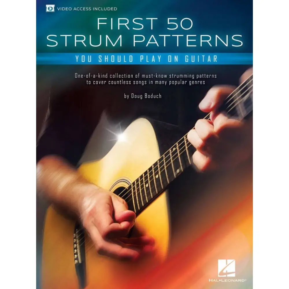 First 50 Strum Patterns You Should Play on Guitar (+Online-Video)