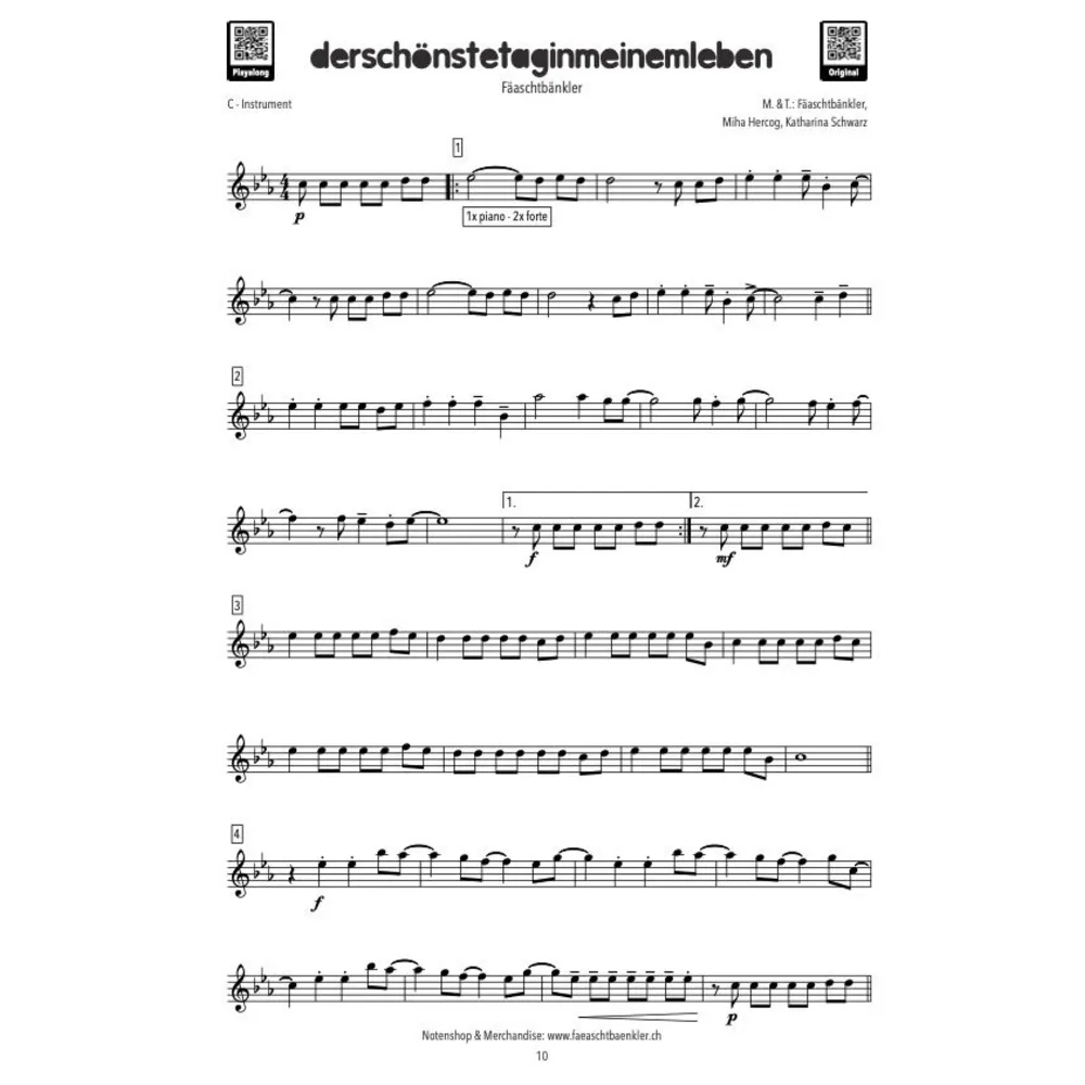 Playalong Band 5 - Fäaschtbänkler