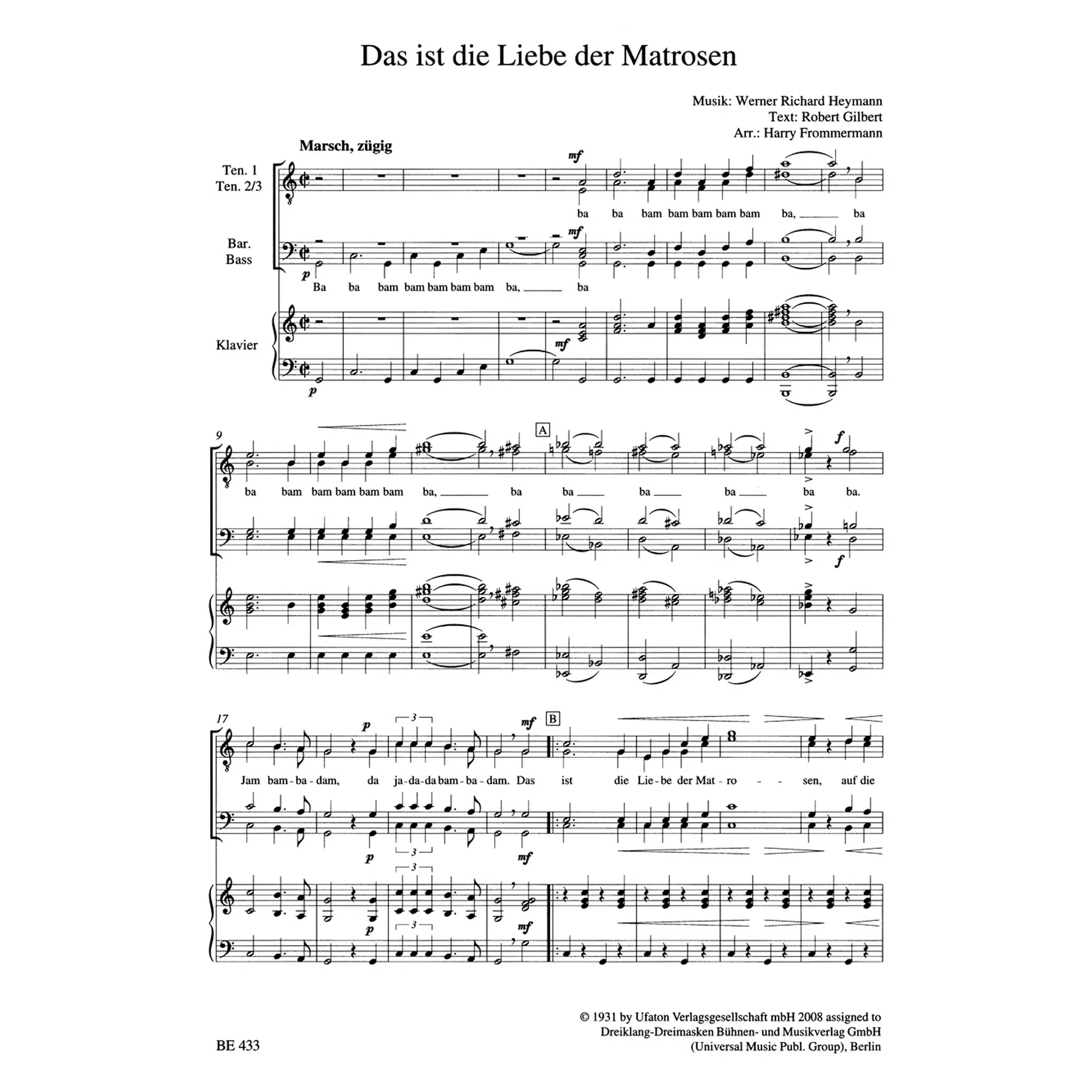 Comedian Harmonists 1 - Das Original
