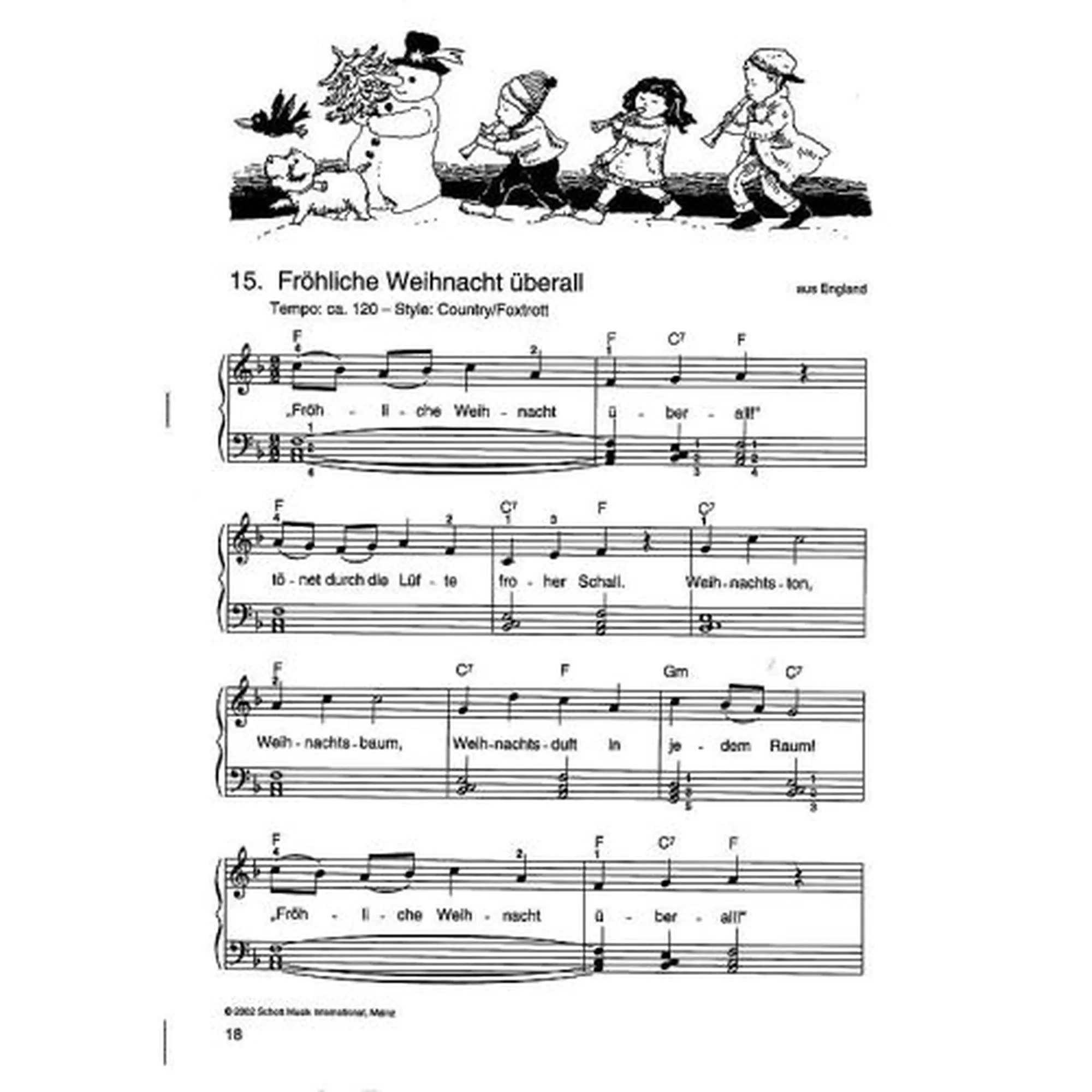 Die schönsten Weihnachtslieder - Keyboard