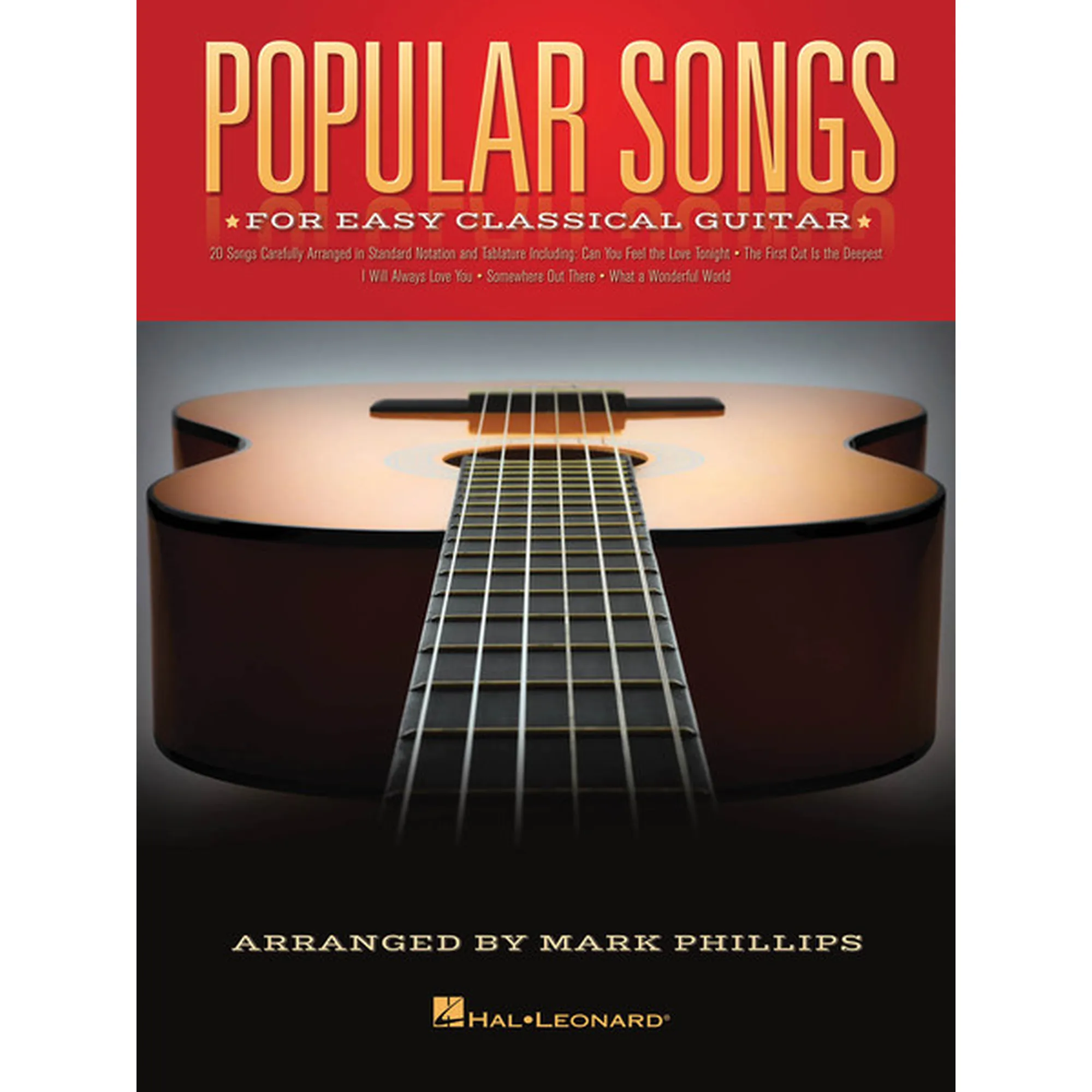 Popular songs for easy classical guitar