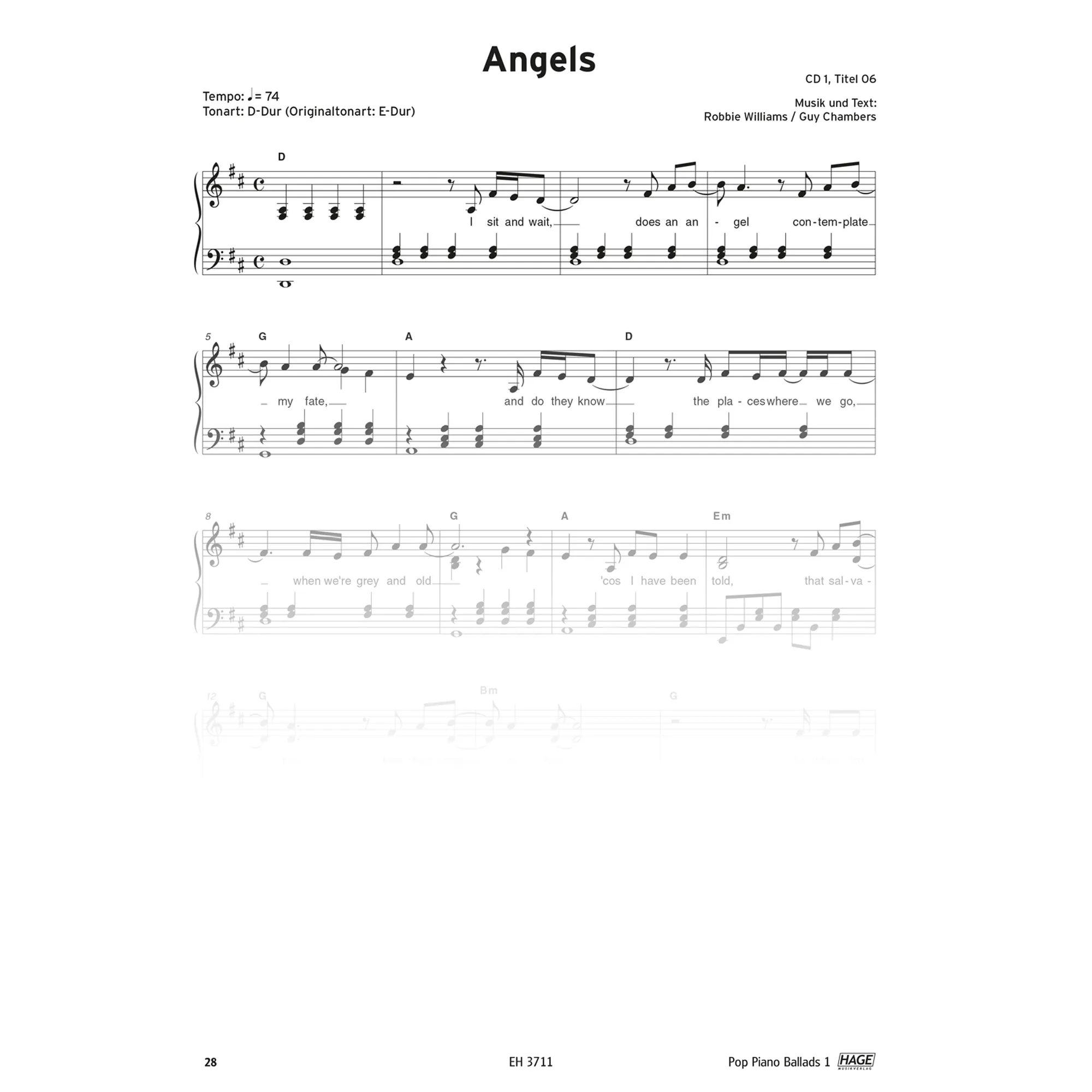 Pop Piano Ballads Band 1