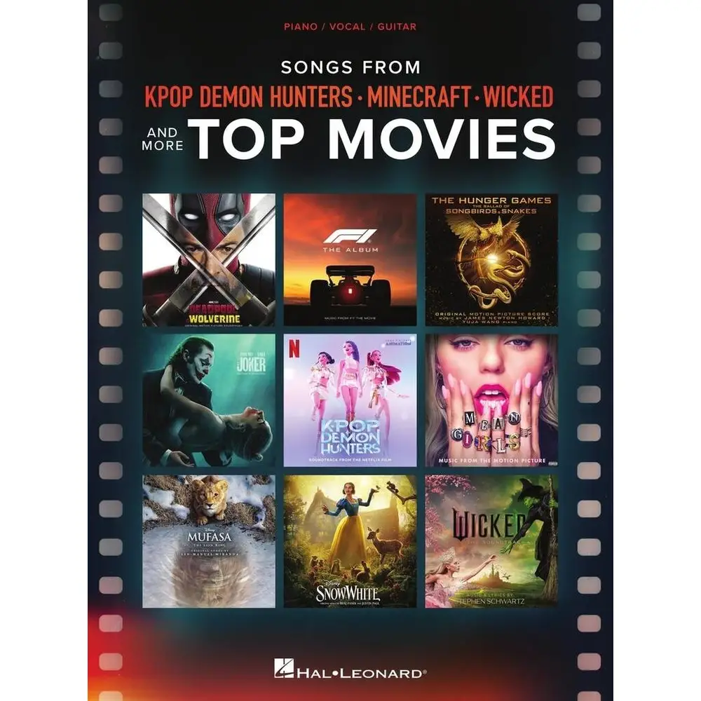 Songs from Kpop Demon Hunters, Minecraft, Wicked and more Top Movies