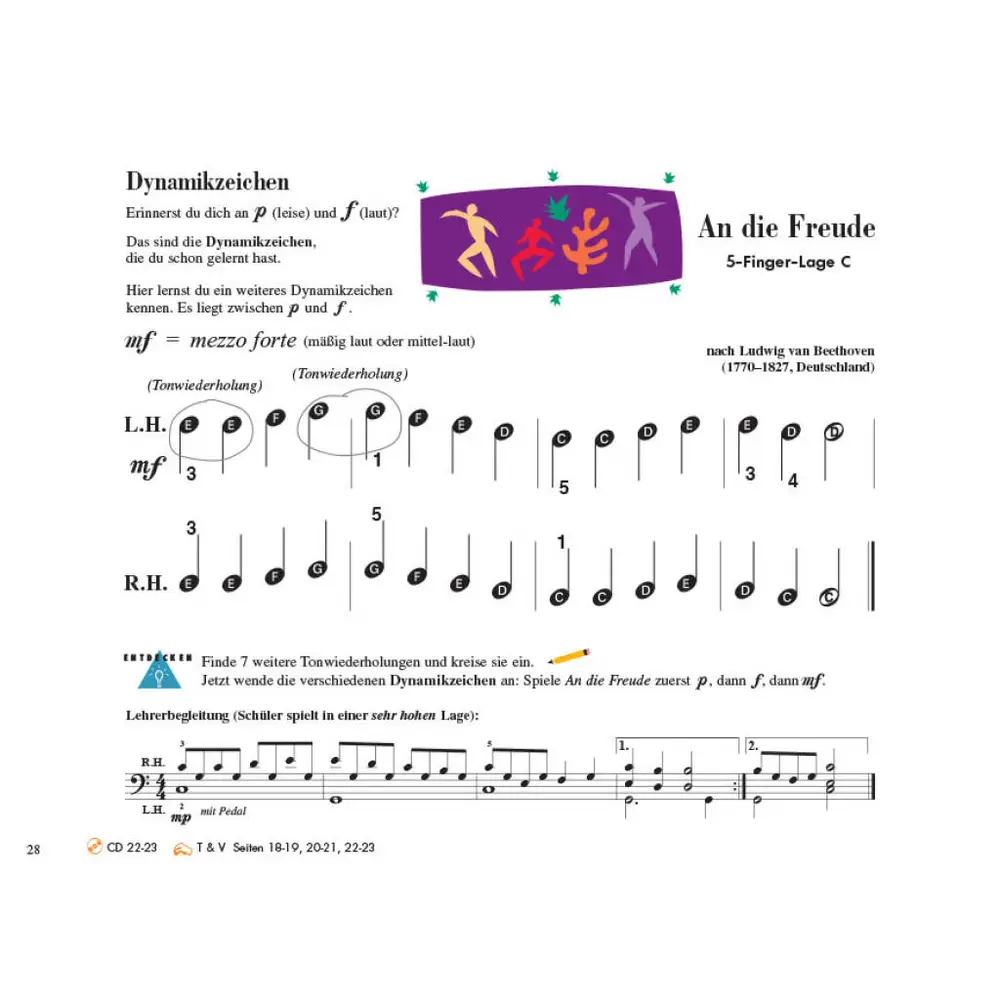 Piano Adventures Stufe 1 - Unterrichtsheft