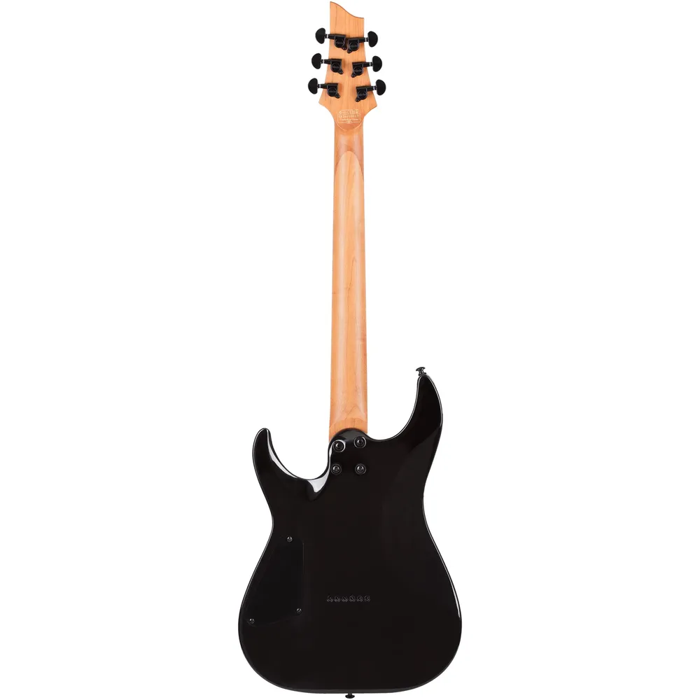 Schecter C-1 Standard - Black Fade Burst Burl