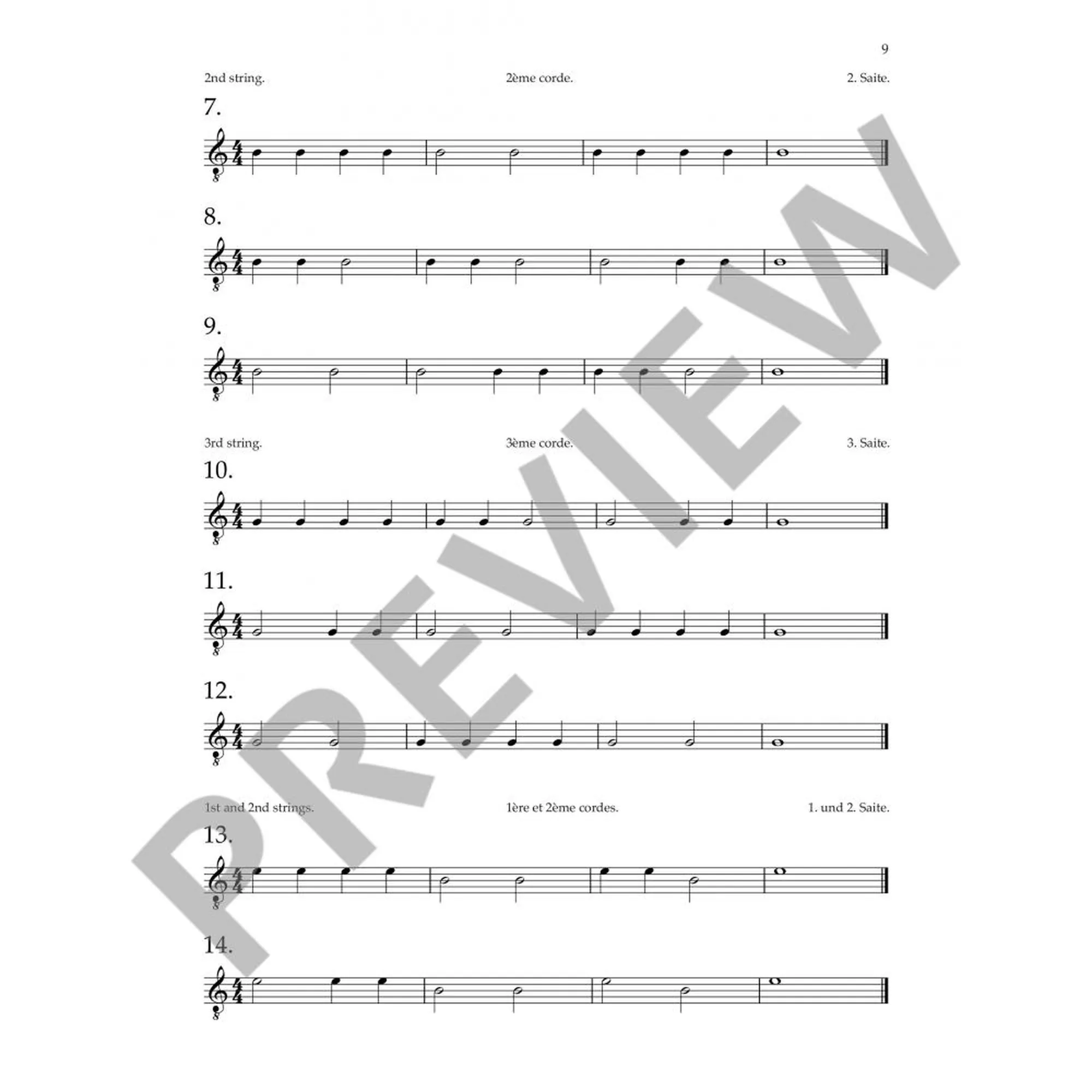 Vom-Blatt-Spiel auf der Gitarre 1