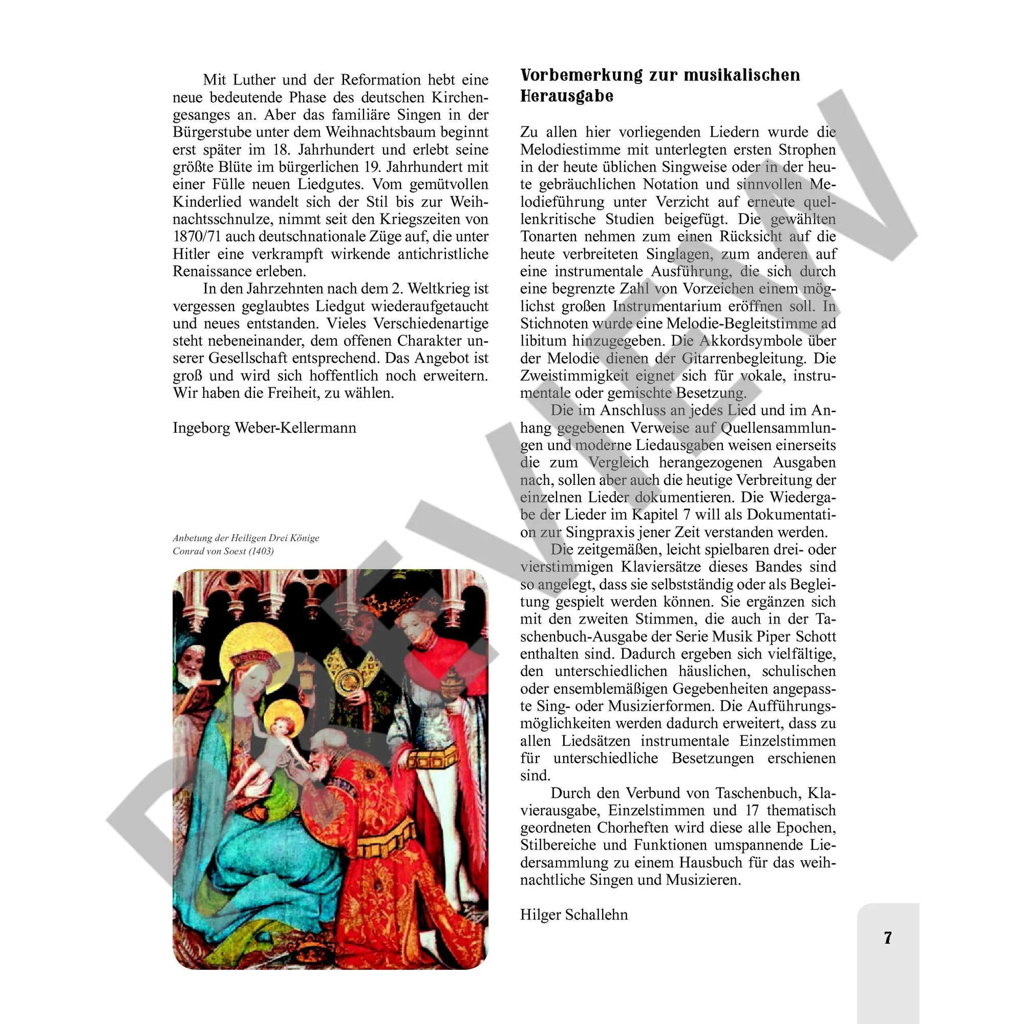 Das Buch der Weihnachtslieder