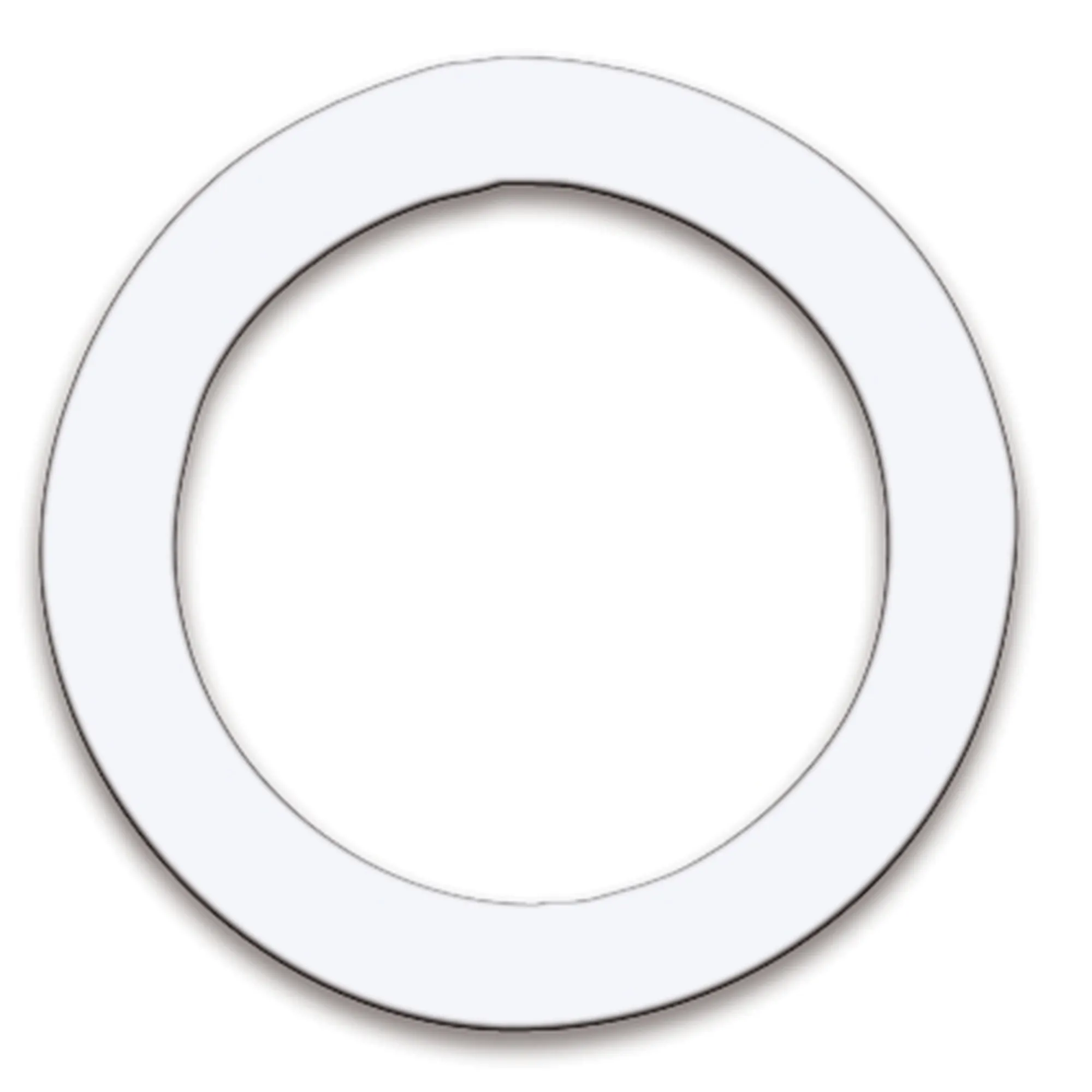 Aquarian Bass Drum Port Hole 5" weiß