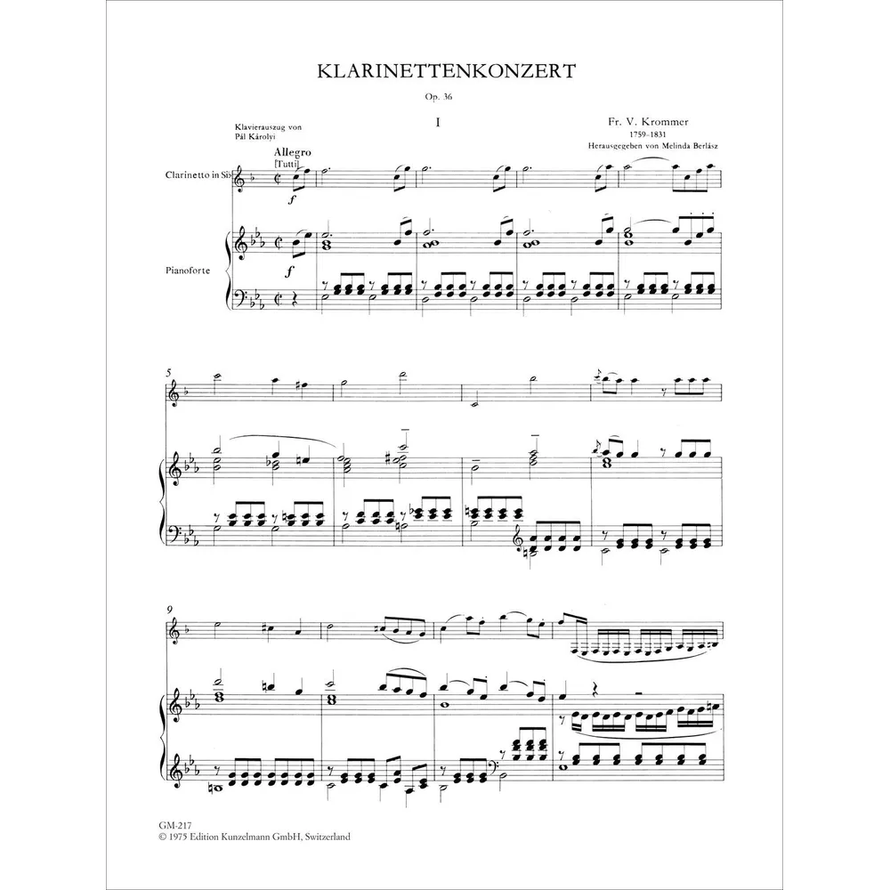 Konzert Es-Dur op. 36