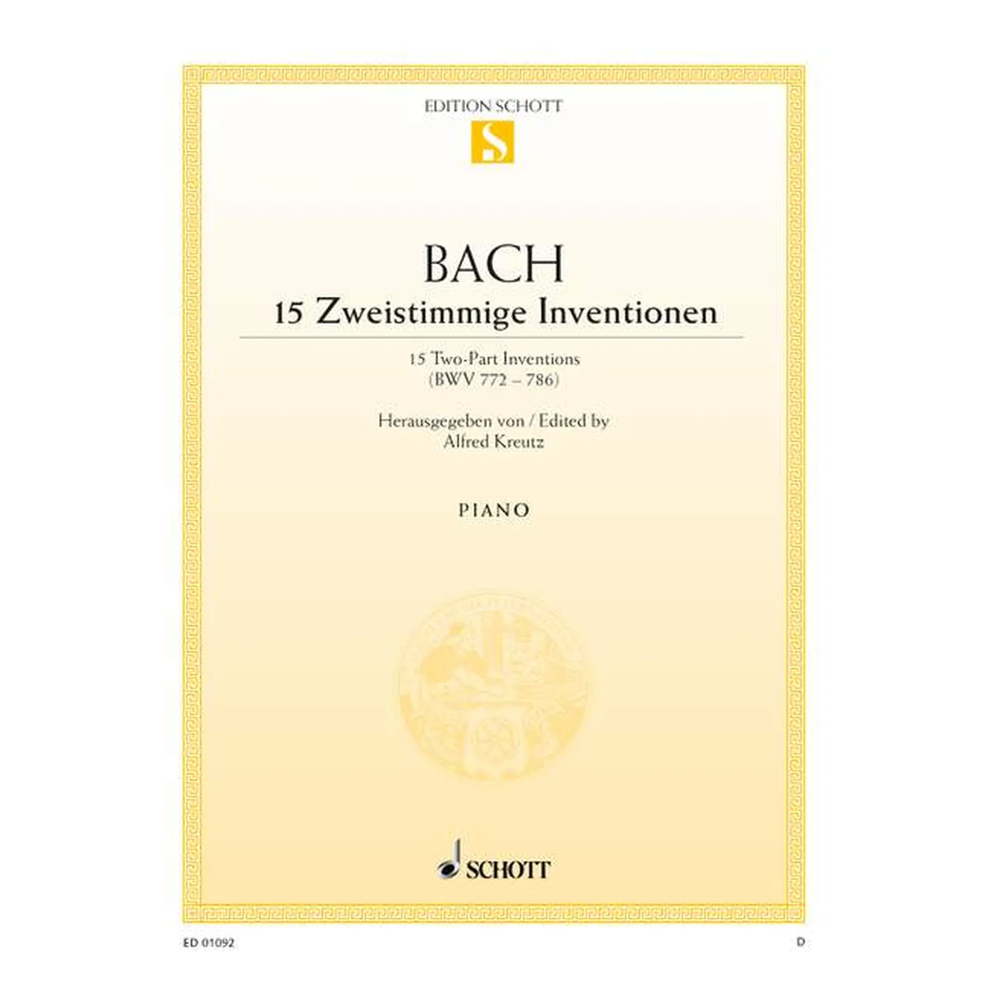 15 zweistimmige Inventionen