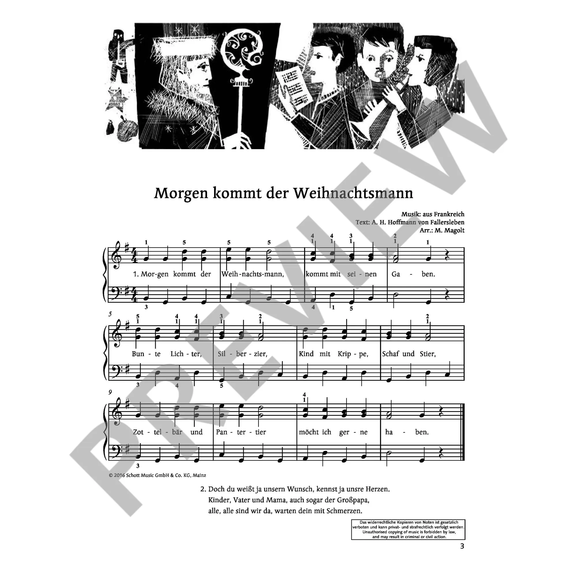 Morgen kommt der Weihnachtsmann
