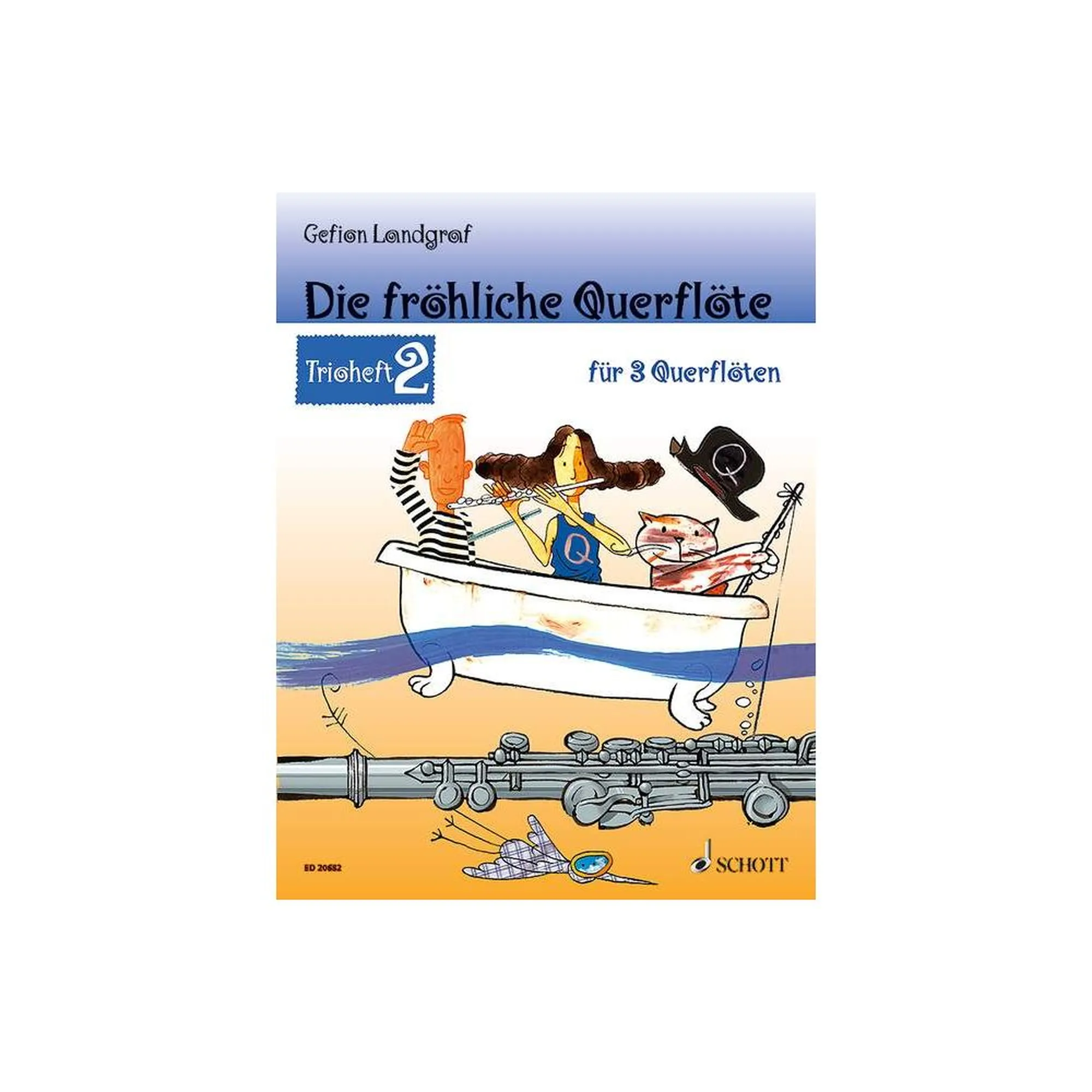 Die fröhliche Querflöte - Trioheft 2