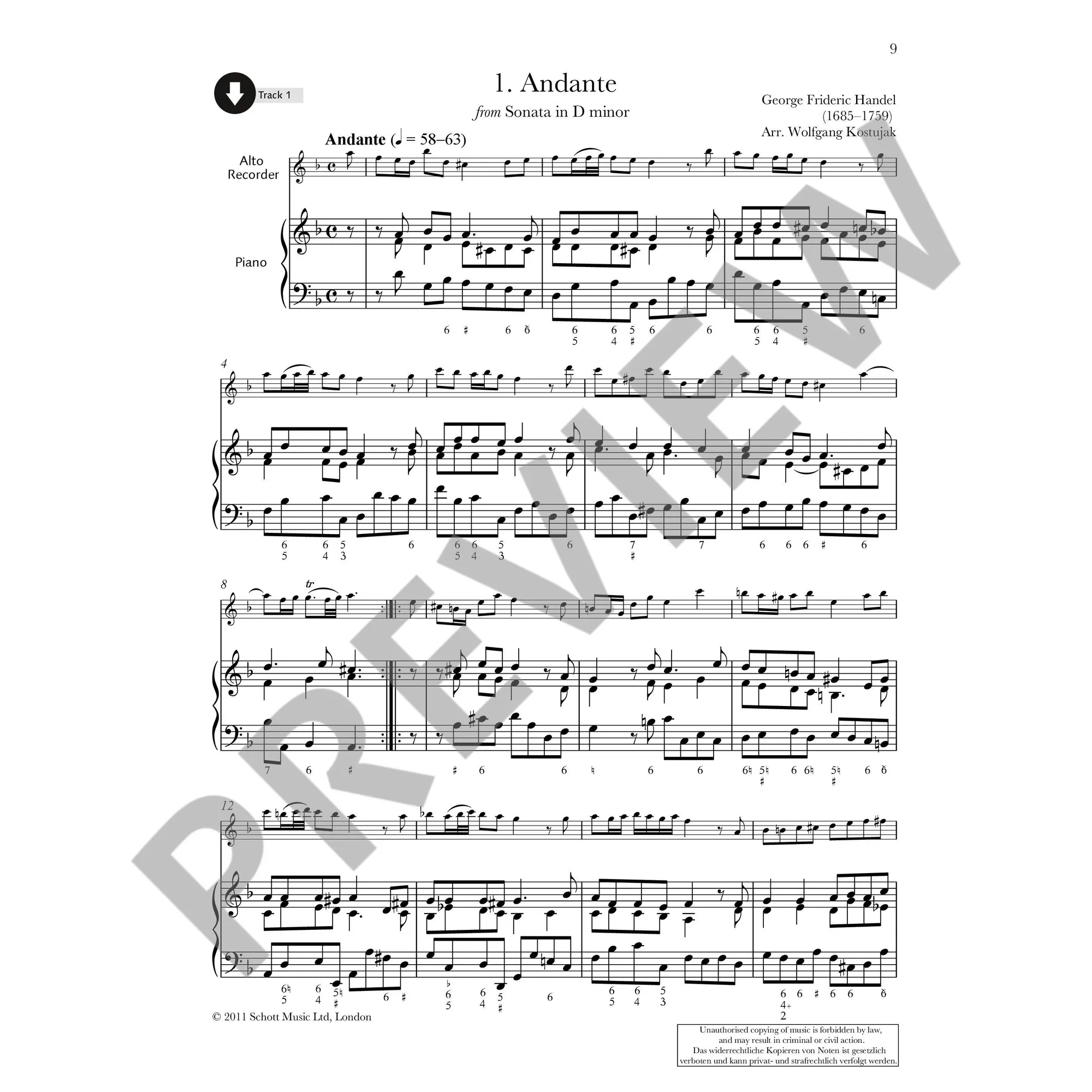 Baroque recorder anthology 4