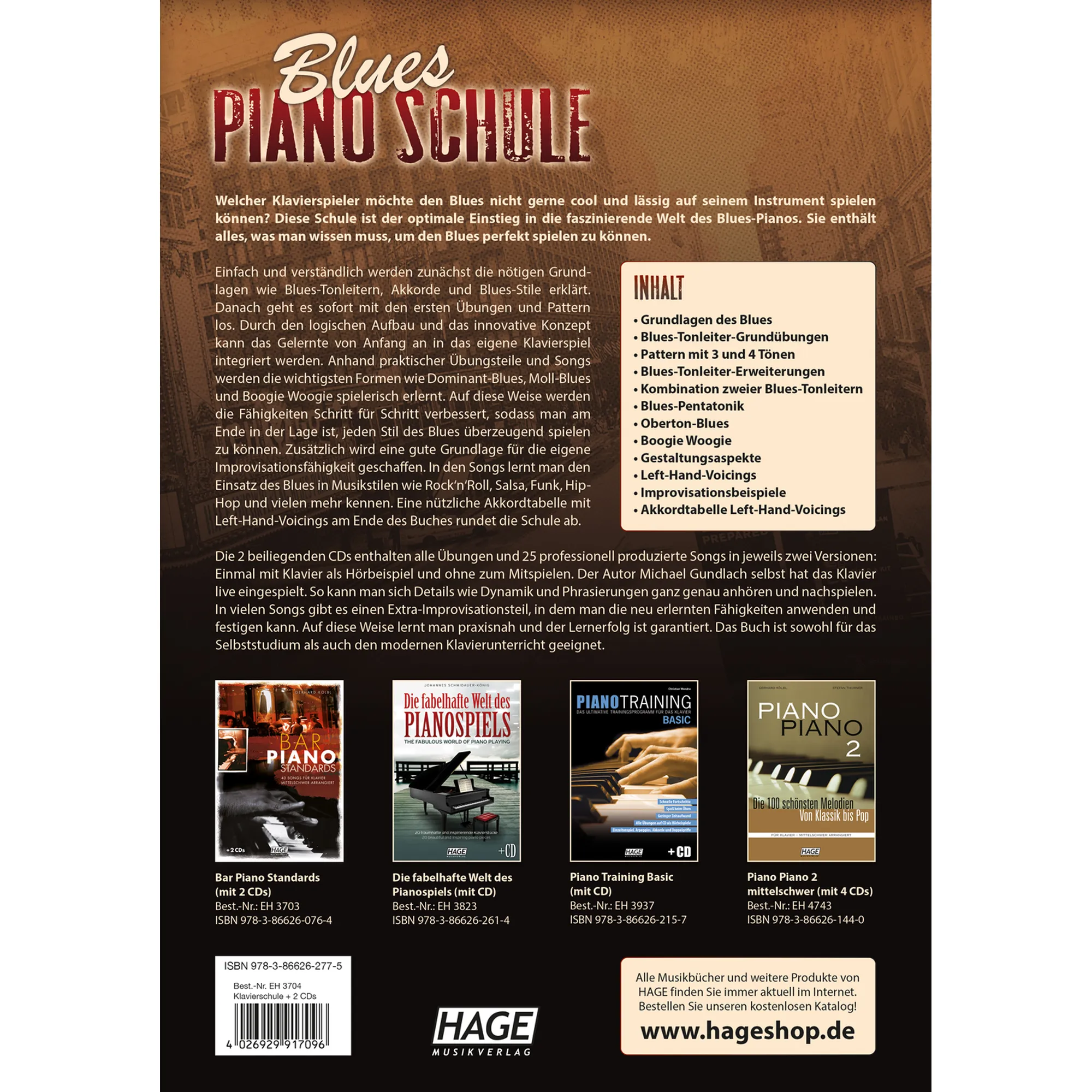 BLUES PIANO SCHULE
