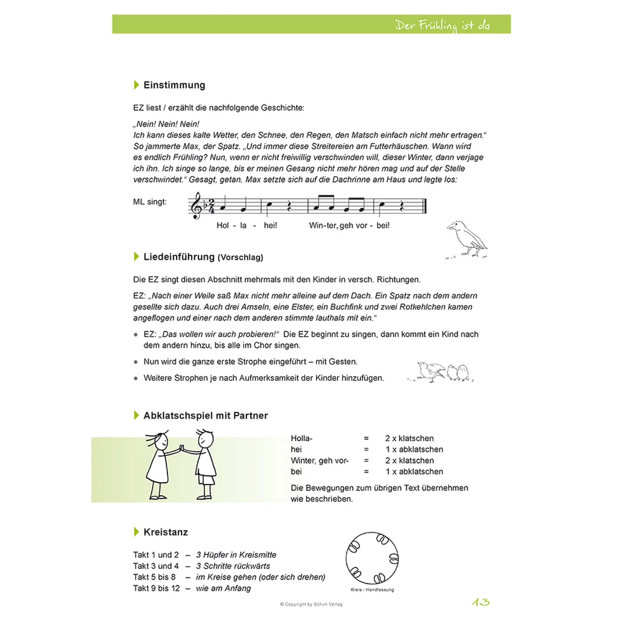 Frühlingsmusik im Kindergarten