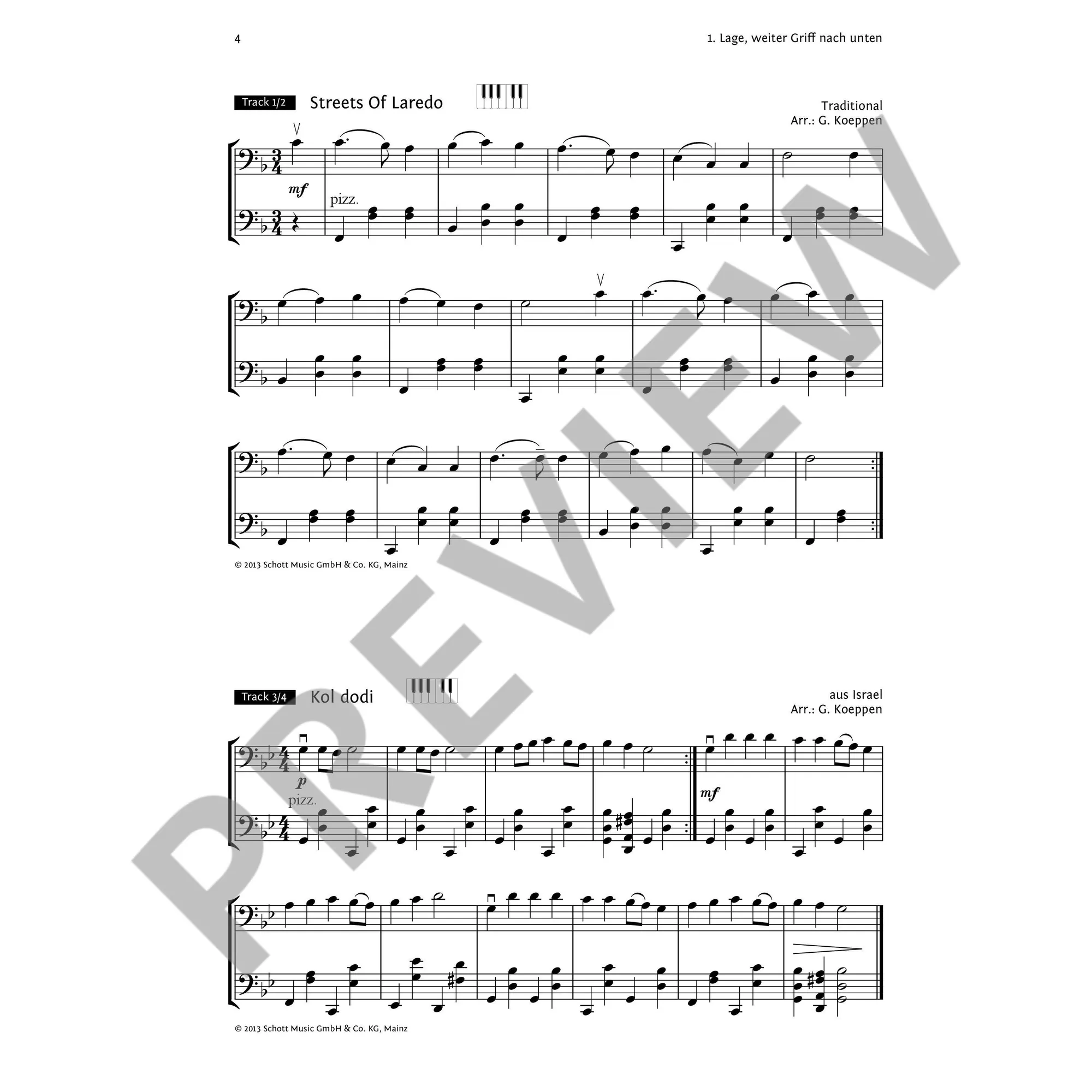 Spielbuch zur Celloschule 2