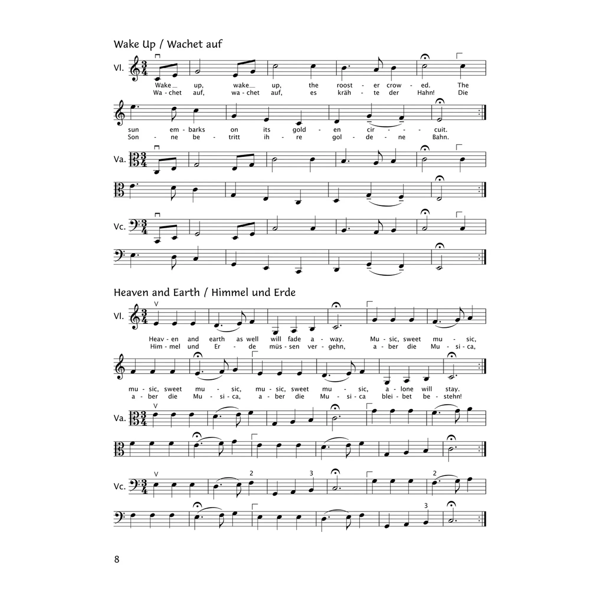 Früher Anfang im Streicherensemble