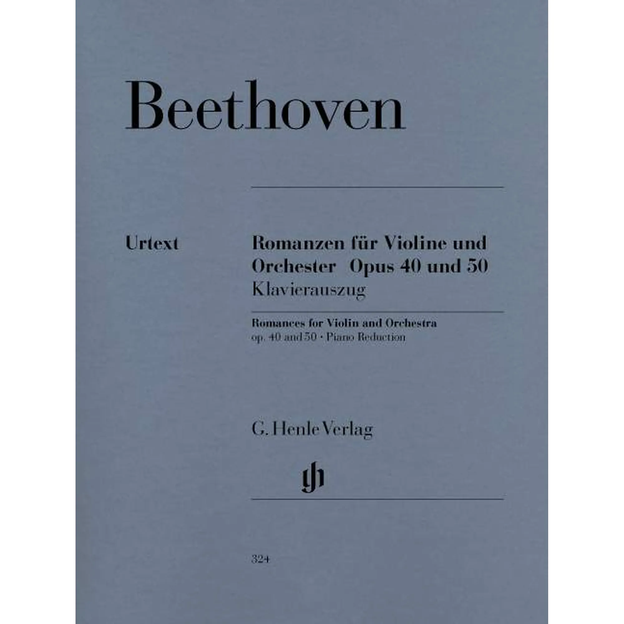 Romanzen für Violine und Orchester op. 40 und 50